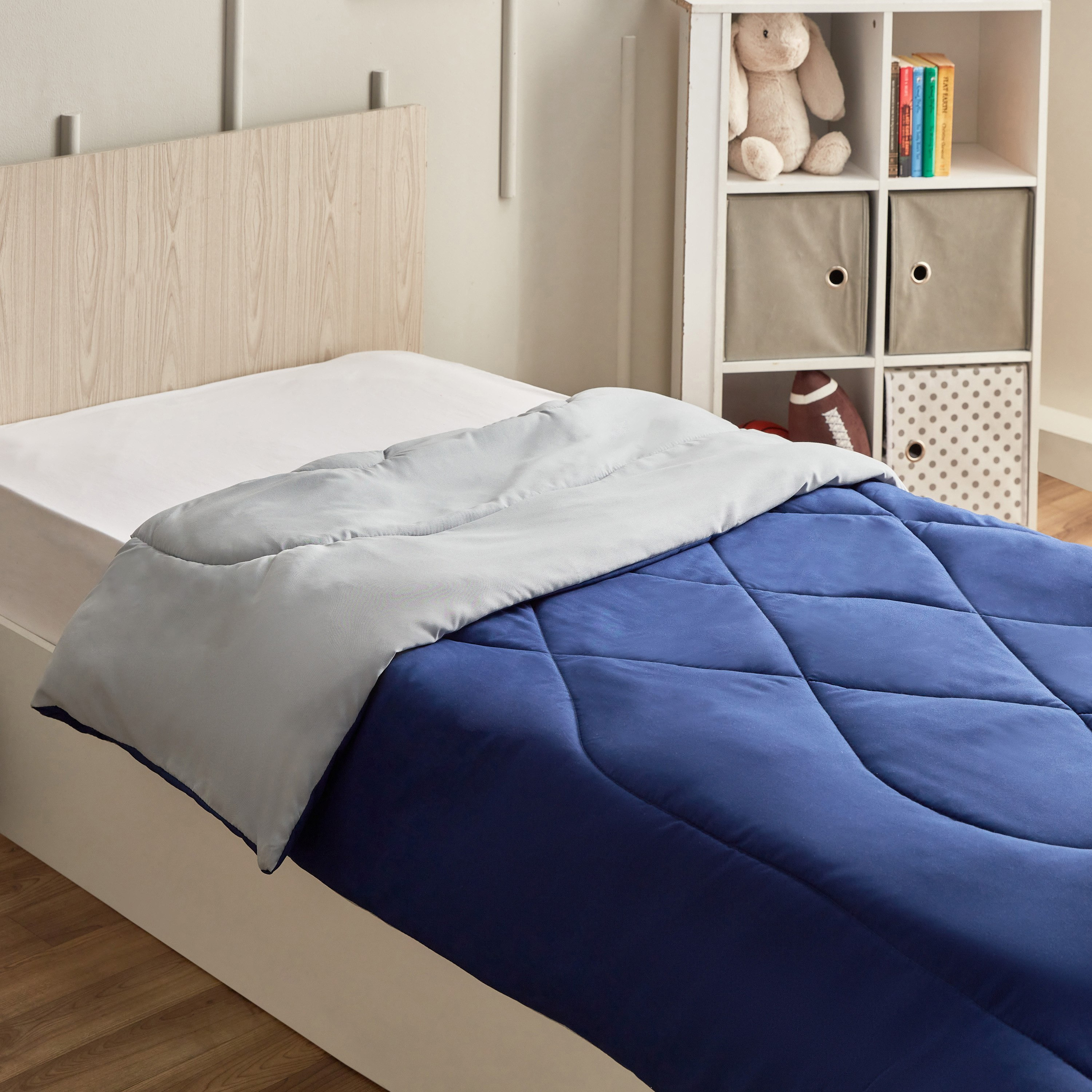 لحاف فردي على الوجهين من الألياف الدقيقة من فليبزي - 135x220 سم-hbxhomeware-hbxkidsandyouth-image-1
