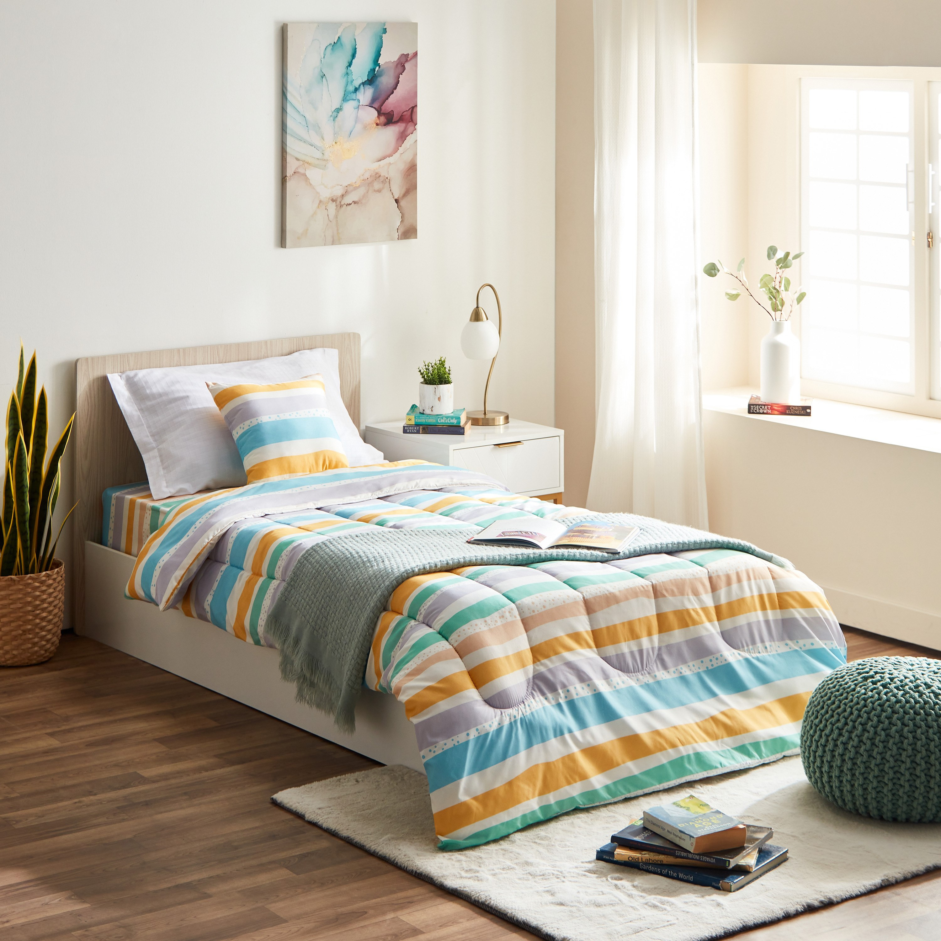 لحاف فردي من الألياف الدقيقة ويفز من نورا - 135x220 سم-hbxhomeware-hbxkidsandyouth-image-6