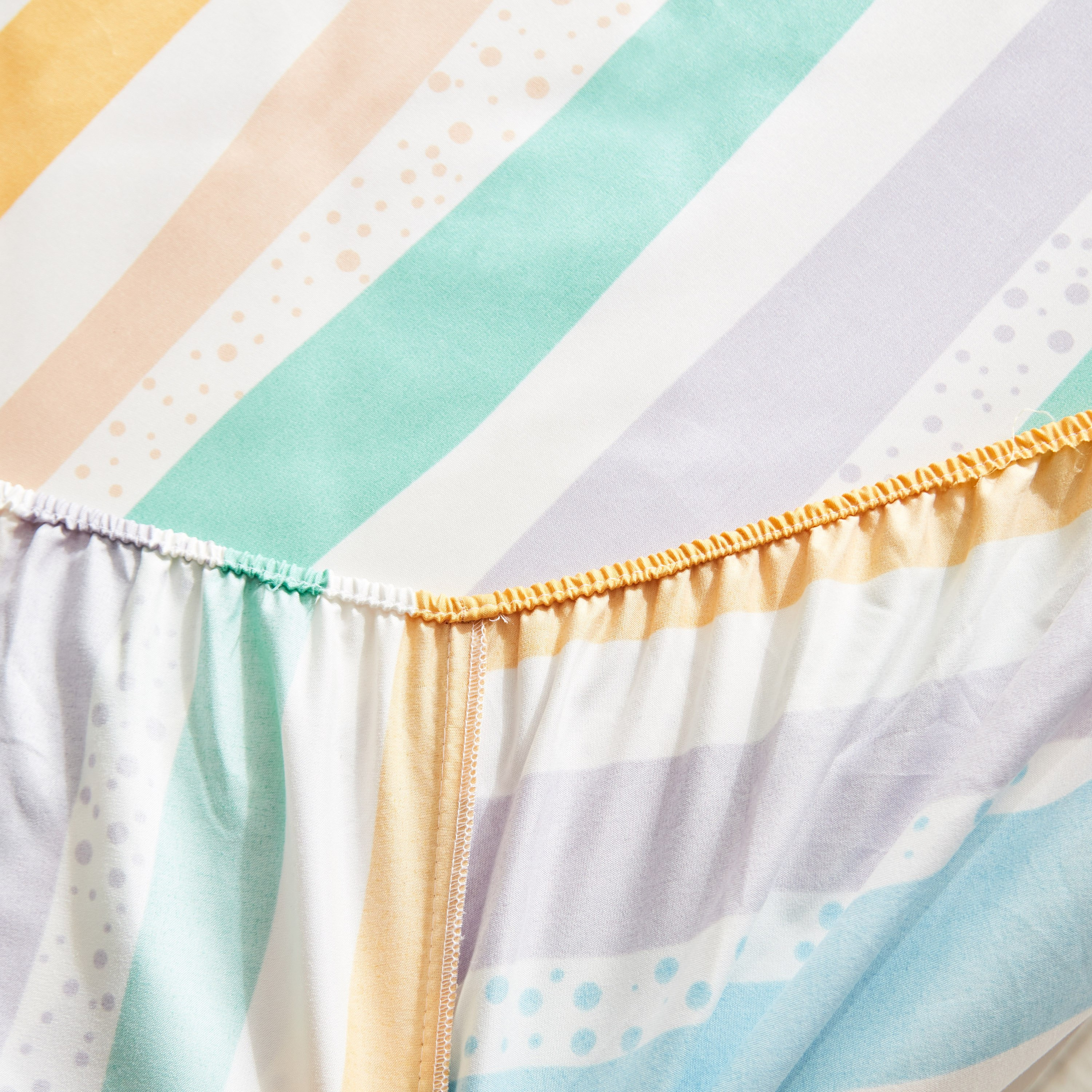 شرشف مطاطي فردي من الألياف الدقيقة ويفز من نورا - 90x190+25 سم-hbxhomeware-hbxkidsandyouth-image-6