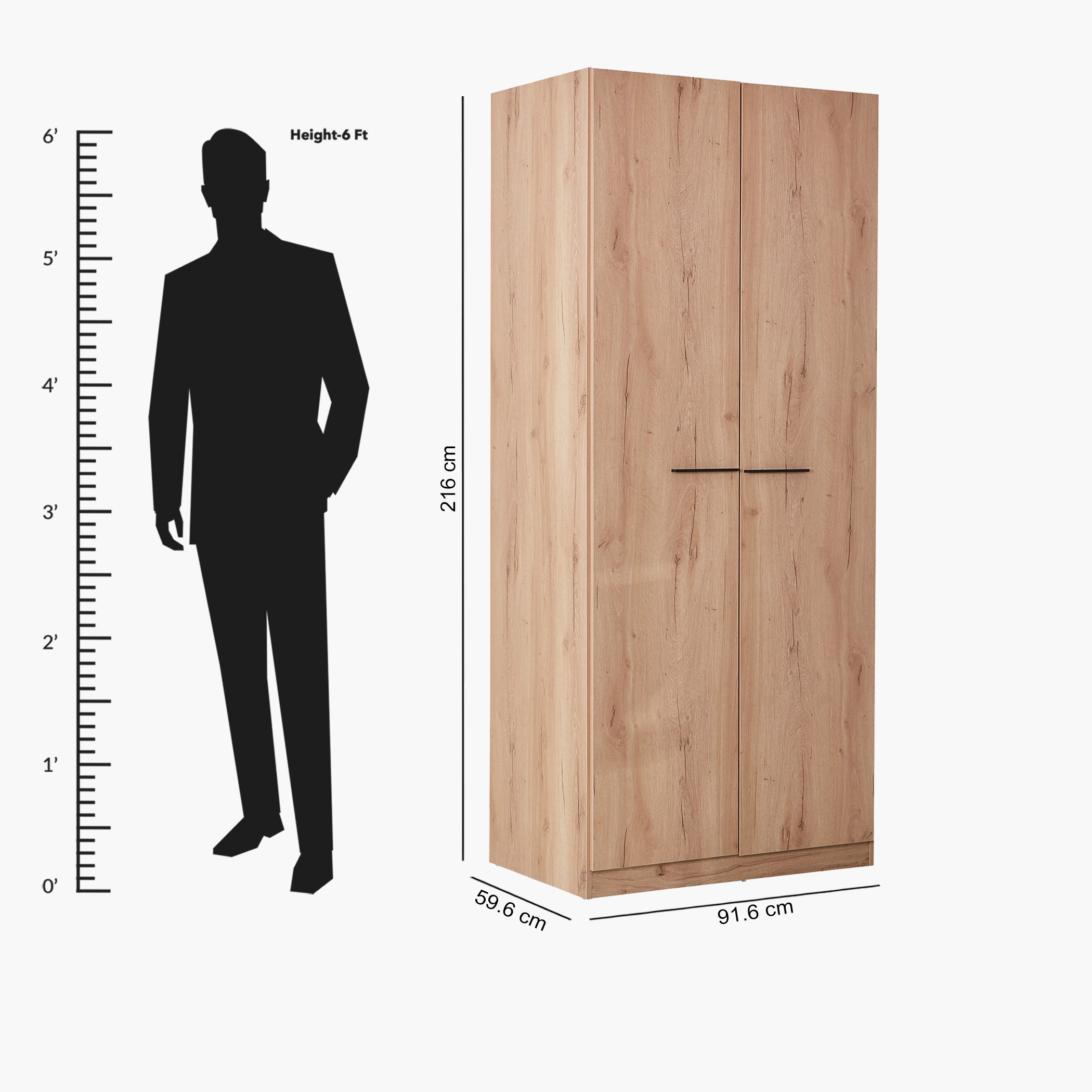 خزانة ملابس ببابين - أوربان-hbxfurniture-wardrobes-image-7