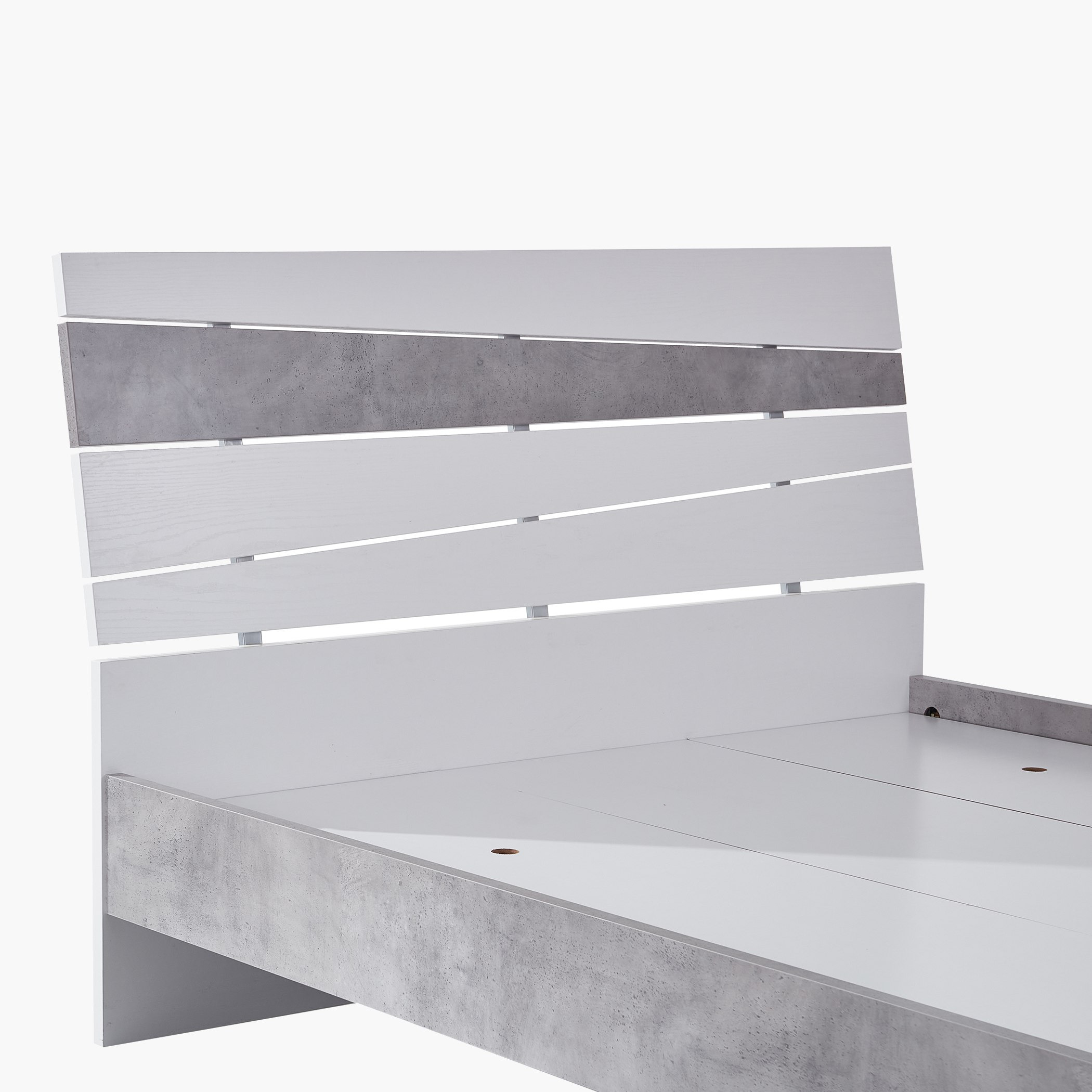 Patara Ancona Queen Bed with Floating Footboard - 140x200 cm-hbxbedroom-bedsandbedsets-beds-queen-image-5