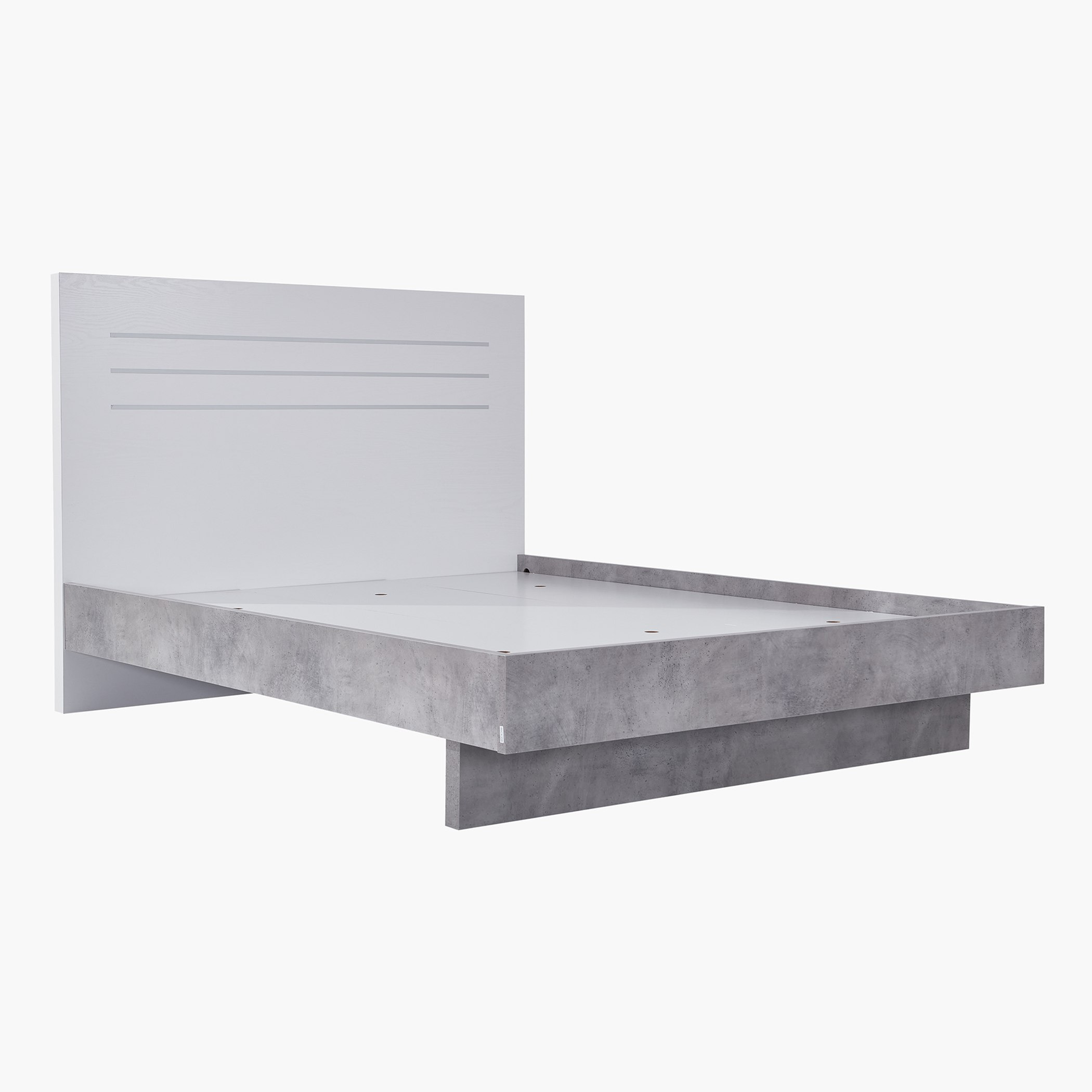Patara Queen Bed with Floating Footboard - 140x200 cm-hbxbedroom-bedsandbedsets-beds-queen-image-2