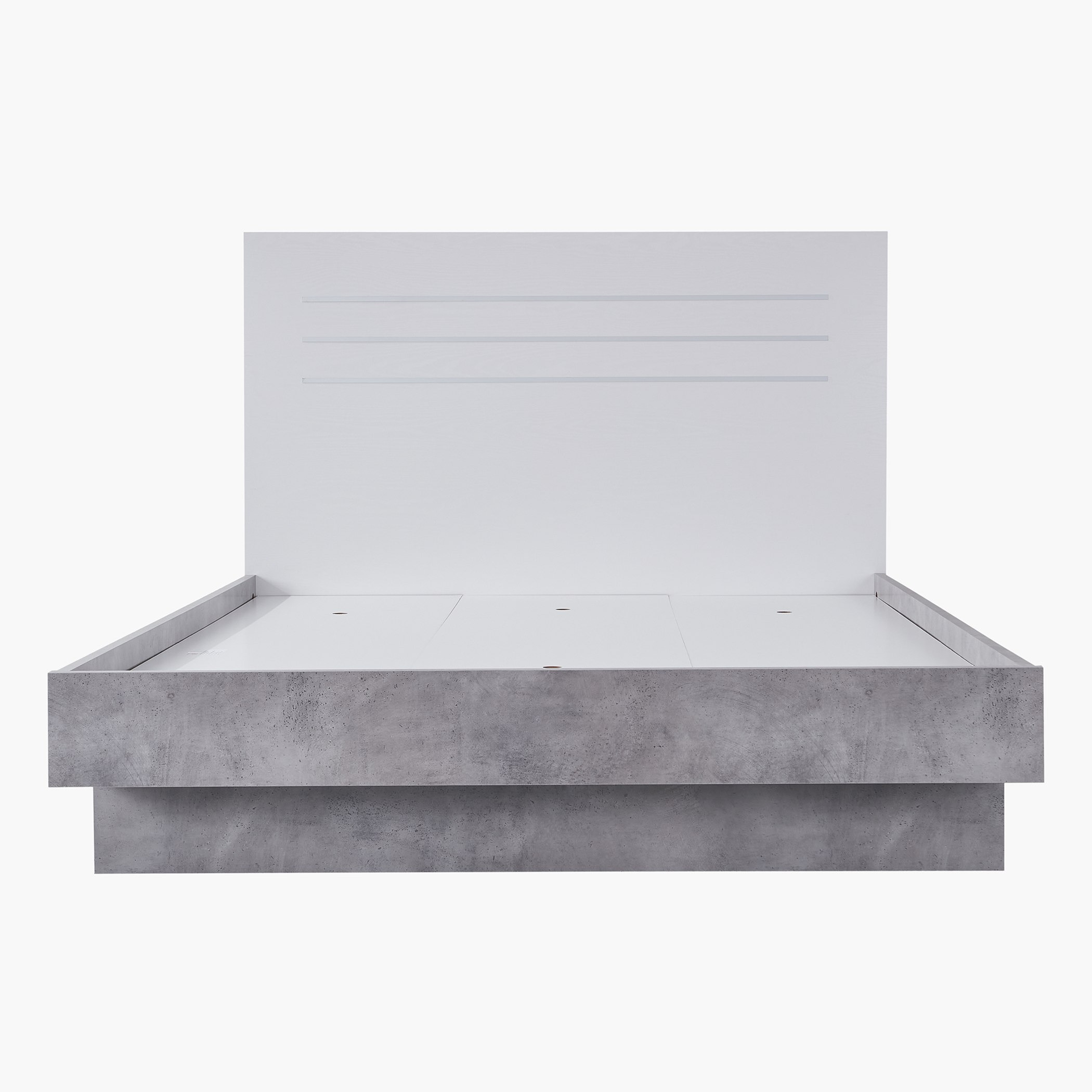 Patara Queen Bed with Floating Footboard - 140x200 cm-hbxbedroom-bedsandbedsets-beds-queen-image-3