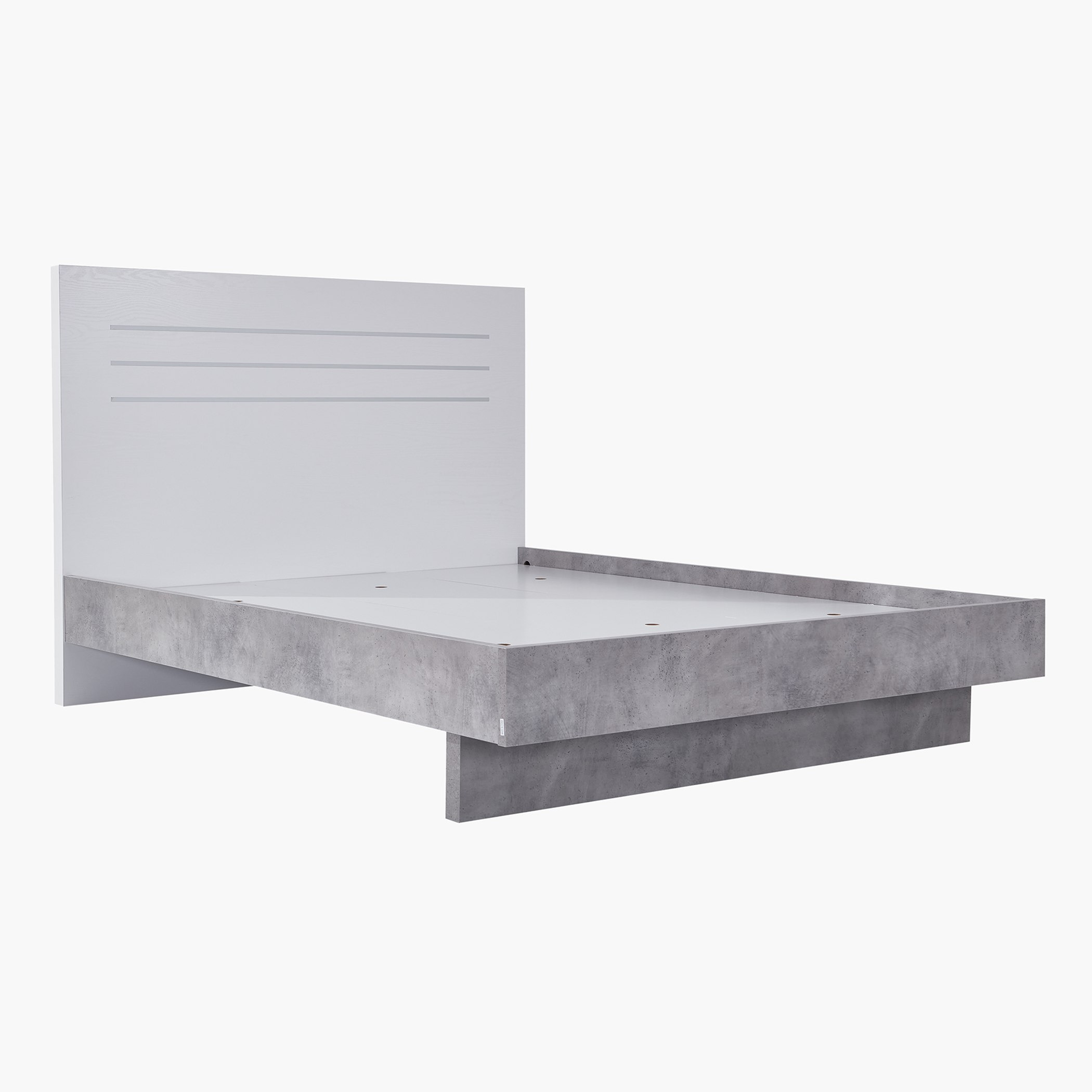 Patara Queen Bed with Floating Footboard - 150x200 cm-hbxbedroom-bedsandbedsets-beds-queen-image-2