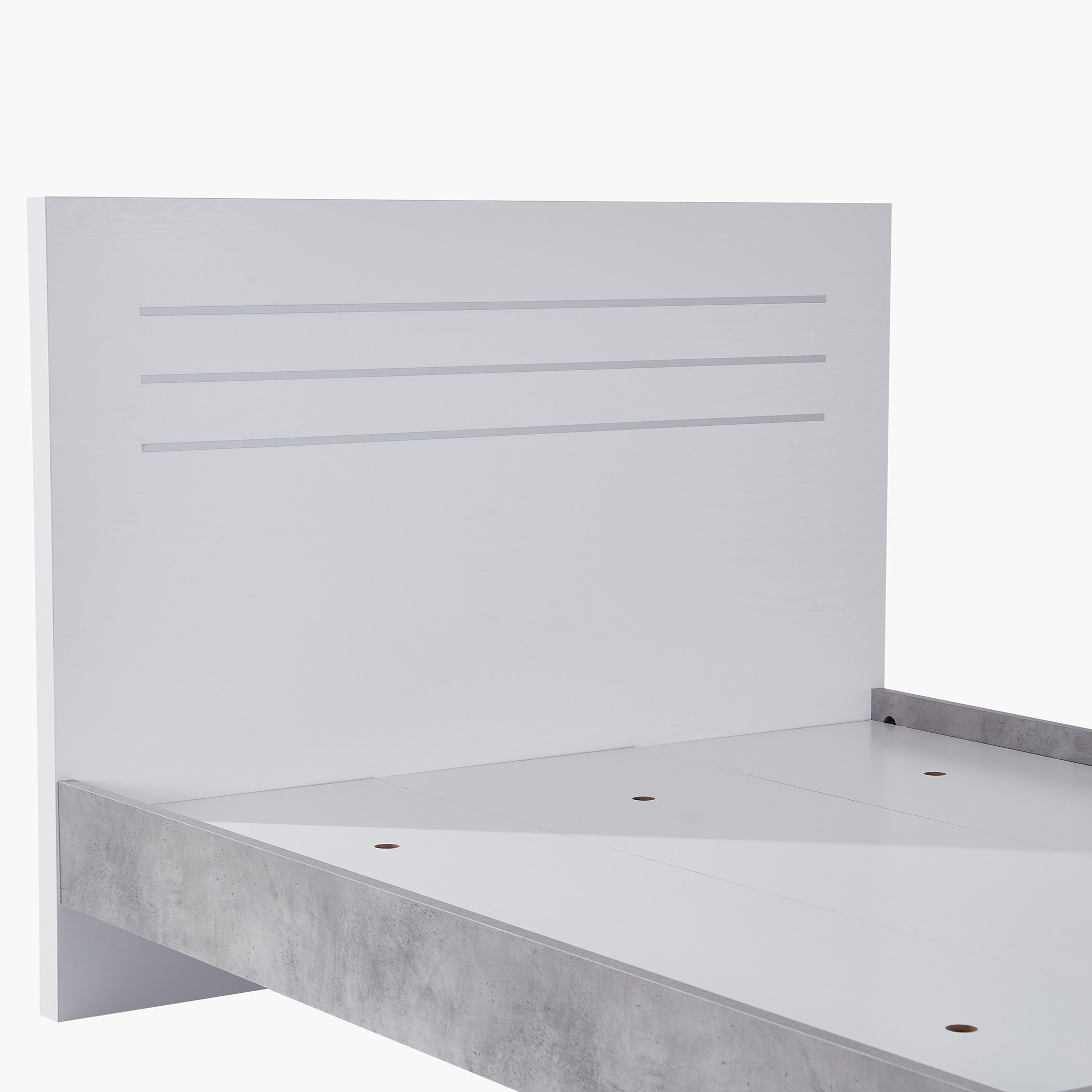 Patara Queen Bed with Floating Footboard - 150x200 cm-hbxbedroom-bedsandbedsets-beds-queen-image-7