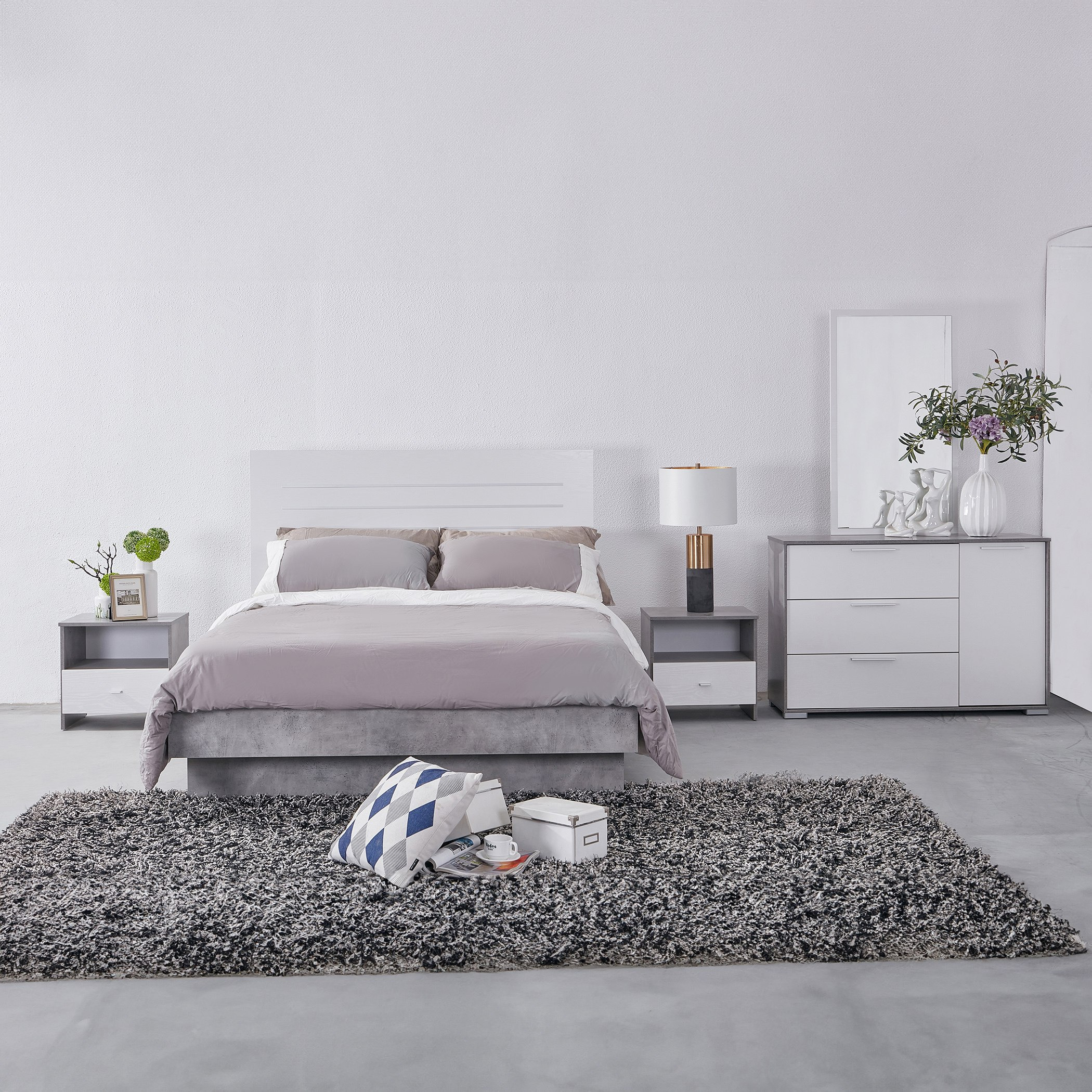 Patara Queen Bed with Floating Footboard - 150x200 cm-hbxbedroom-bedsandbedsets-beds-queen-image-9