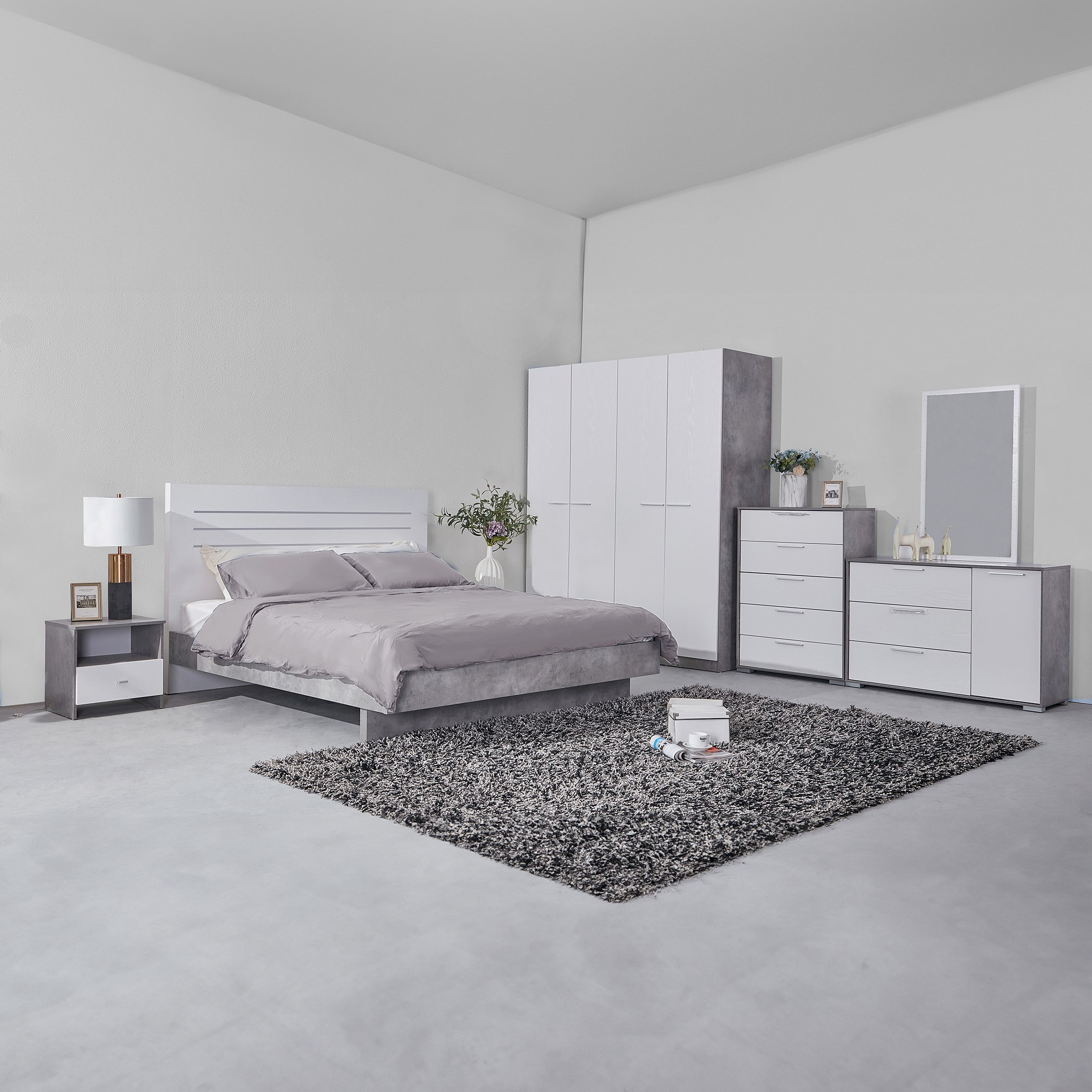 Patara Queen Bed with Floating Footboard - 150x200 cm-hbxbedroom-bedsandbedsets-beds-queen-image-10