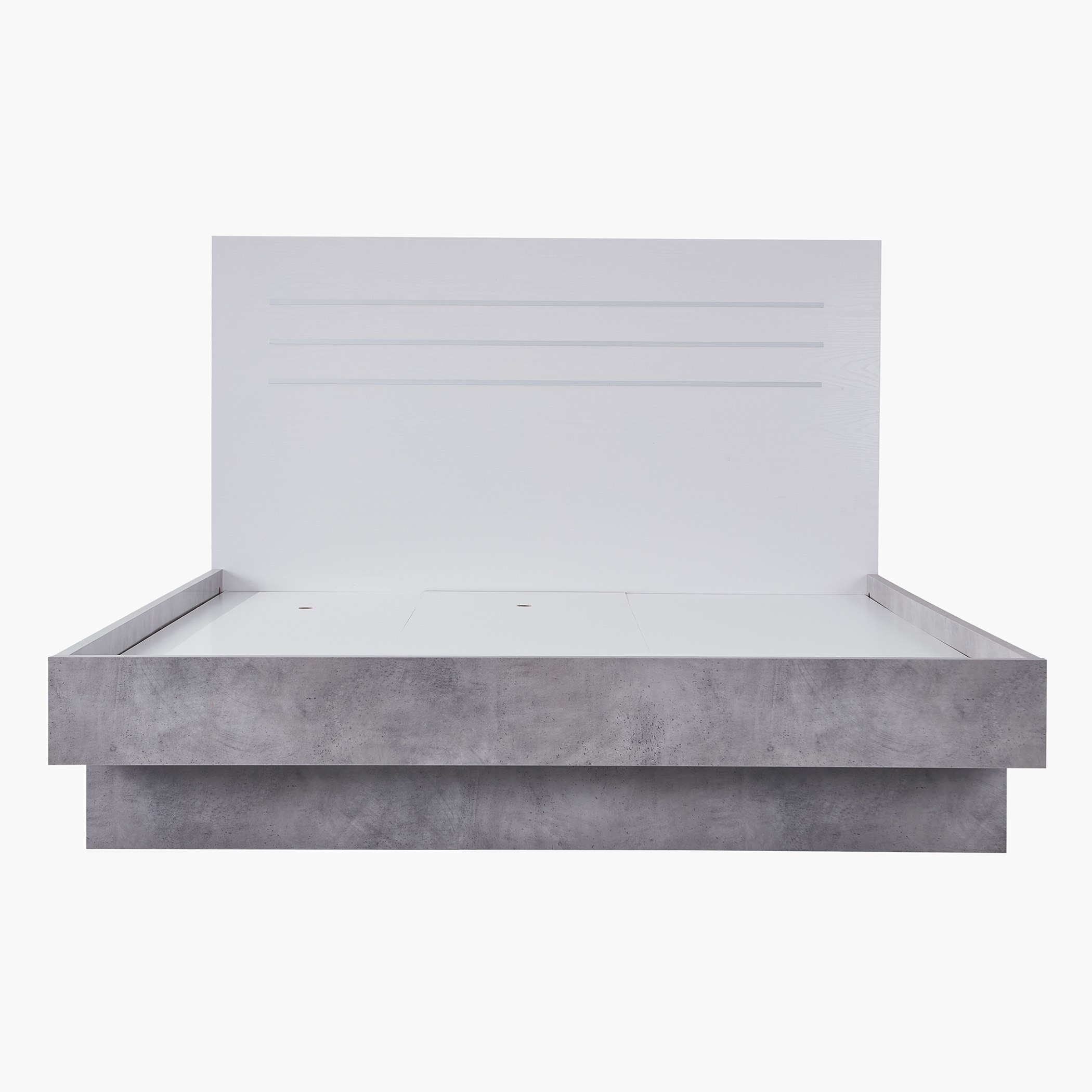 Patara Queen Bed with Floating Footboard - 160x200 cm-hbxbedroom-bedsandbedsets-beds-queen-image-3