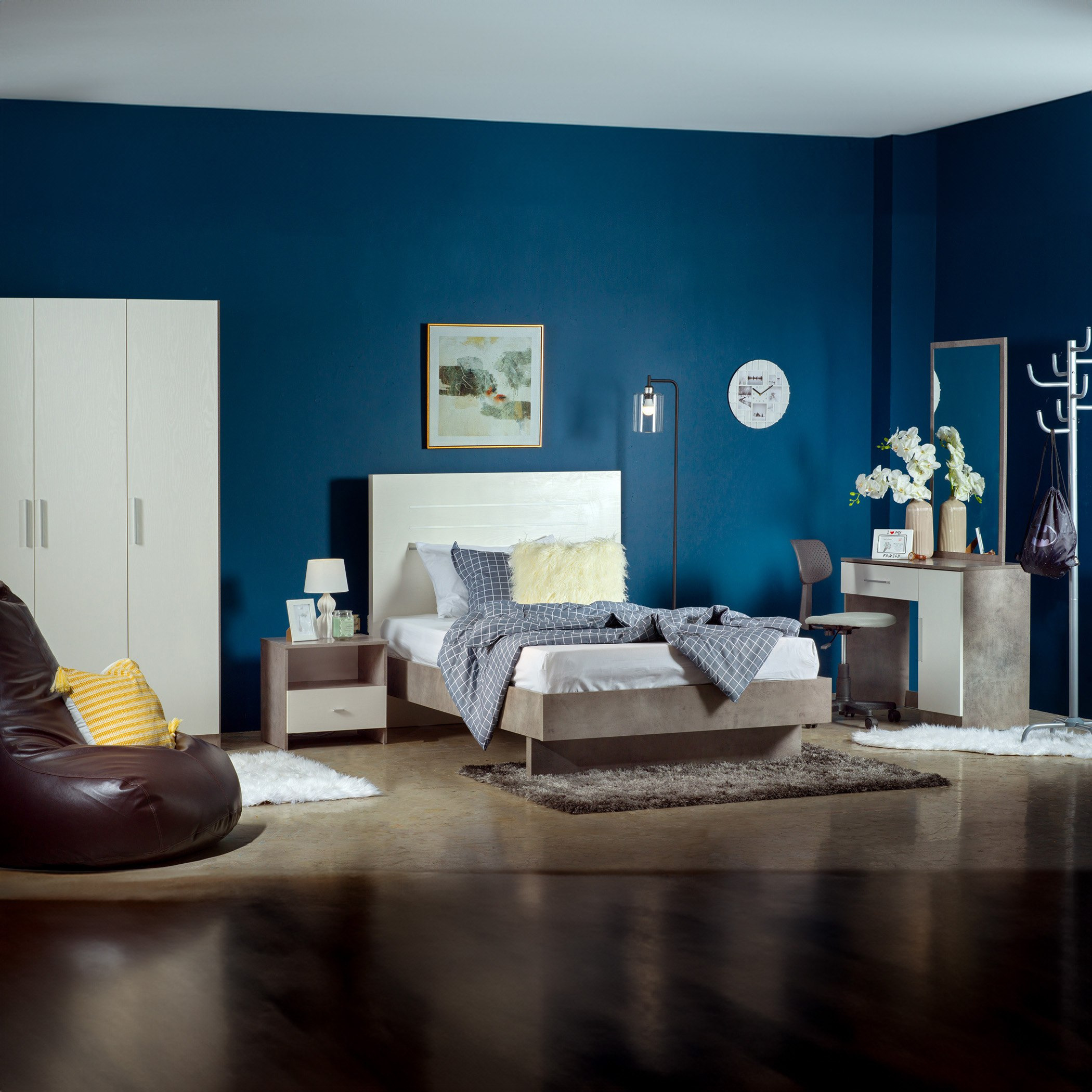 سرير توين بمسند قدم من باتارا - 120x200 سم-hbxbedroom-bedsandbedsets-beds-twin-image-7