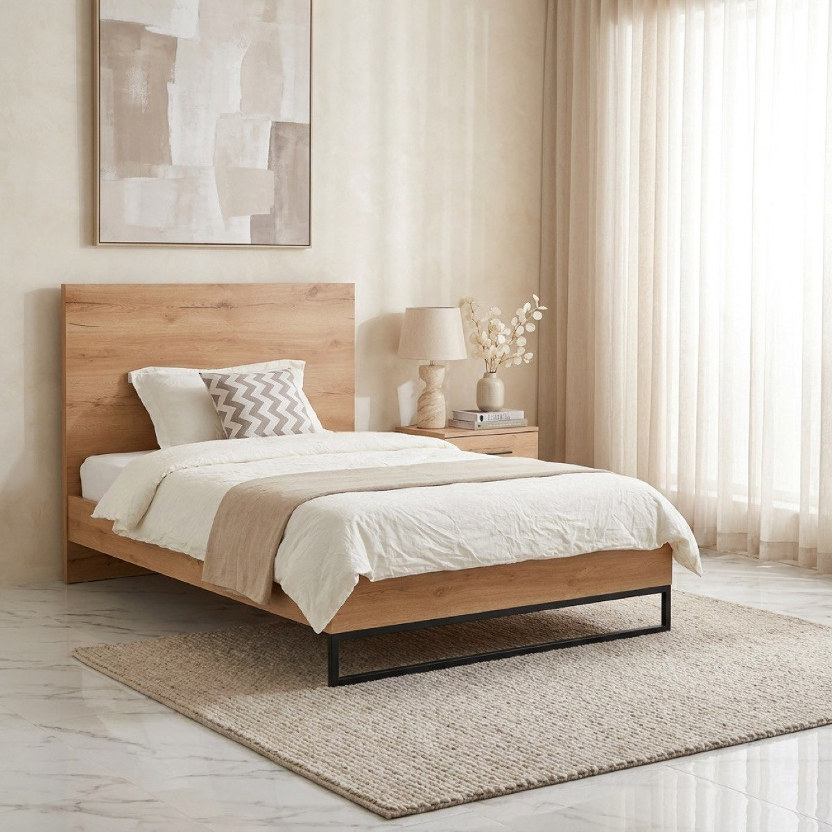 Urban Twin Bed - 120x200 cm-hbxbedroom-bedsandbedsets-beds-twin-image-1