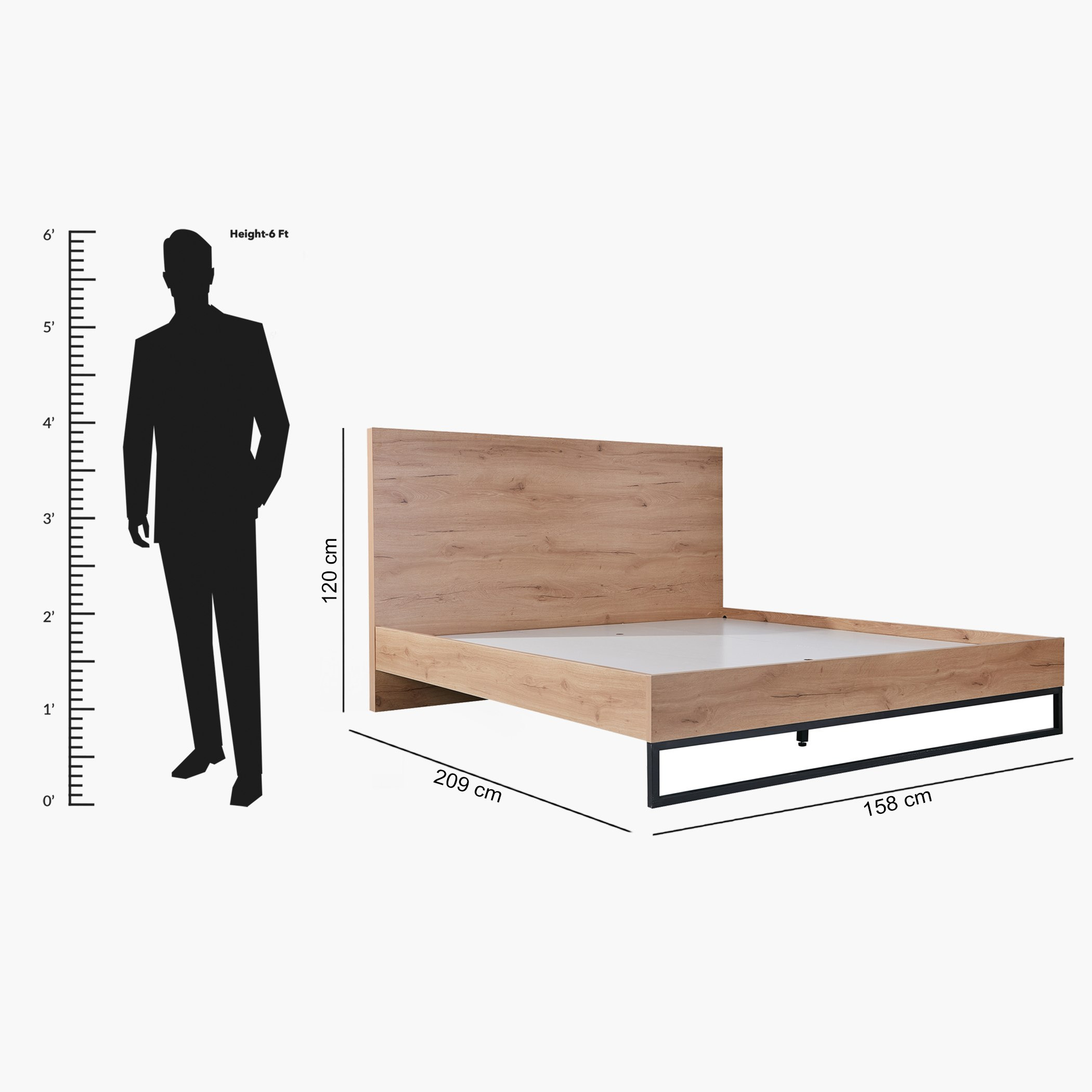 سرير كوين من أوربان - 150x200 سم-hbxbedroom-bedsandbedsets-beds-queen-image-7