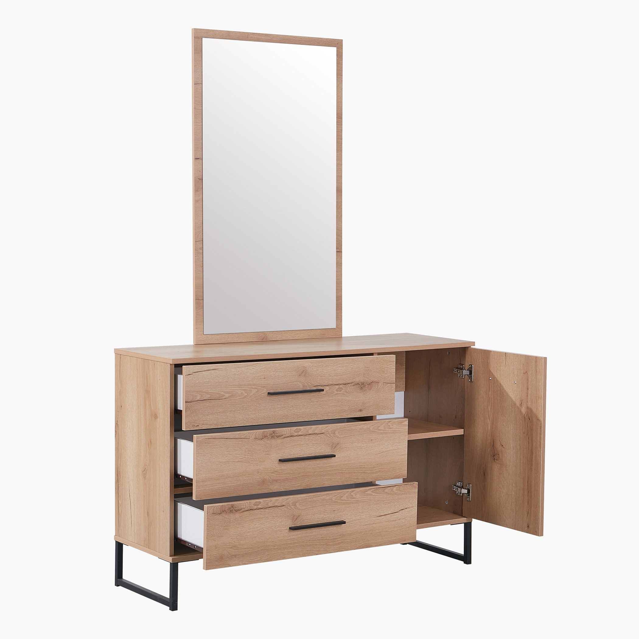 طاولة تزيين ماستر بباب واحد و3 أدراج دون مرآة من أوربان-hbxfurniture-bedroom-dressersandmirrors-image-4