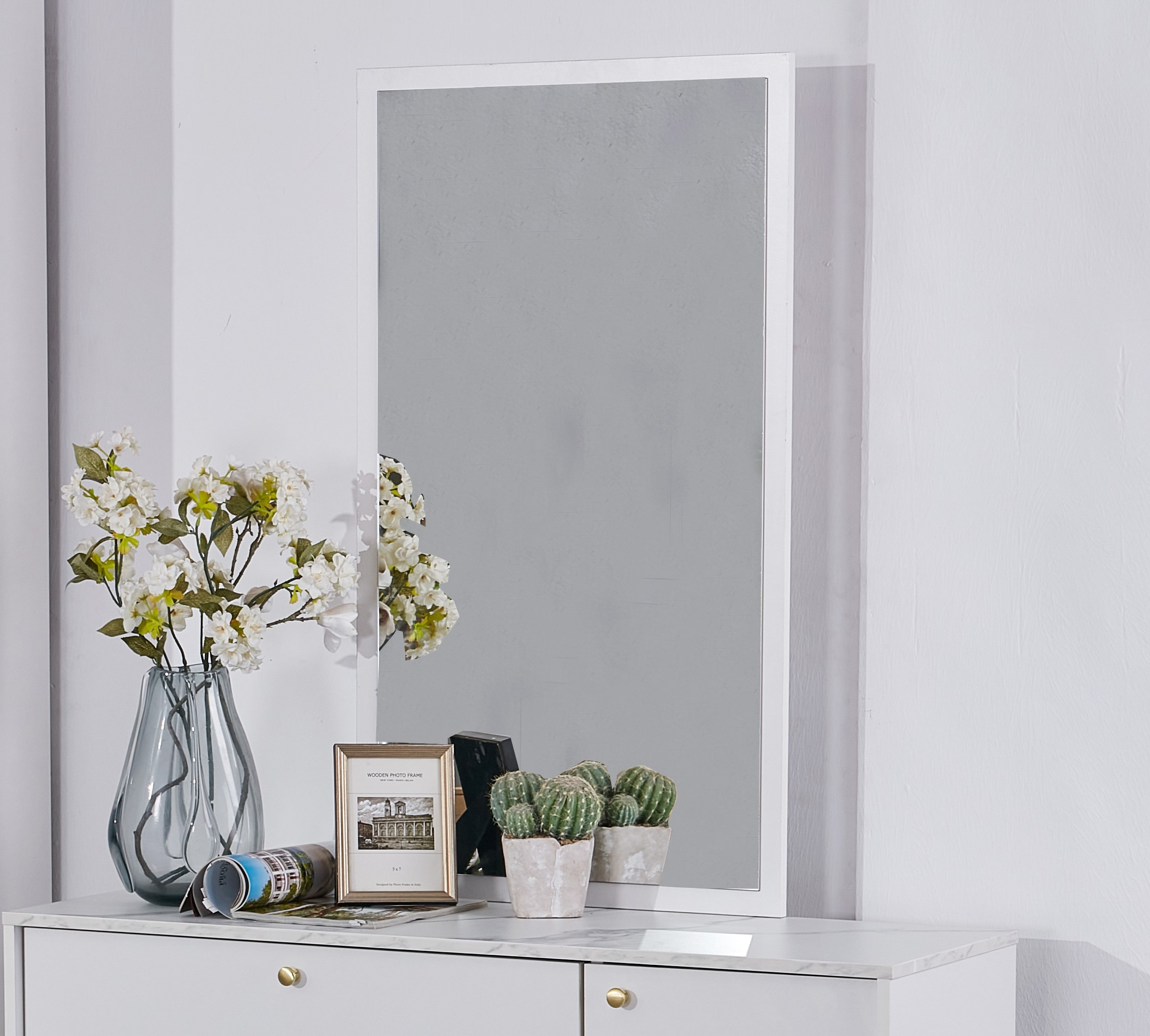 مرآة دون طاولة تزيين ماستر من مارلو-hbxfurniture-bedroom-dressersandmirrors-image-1