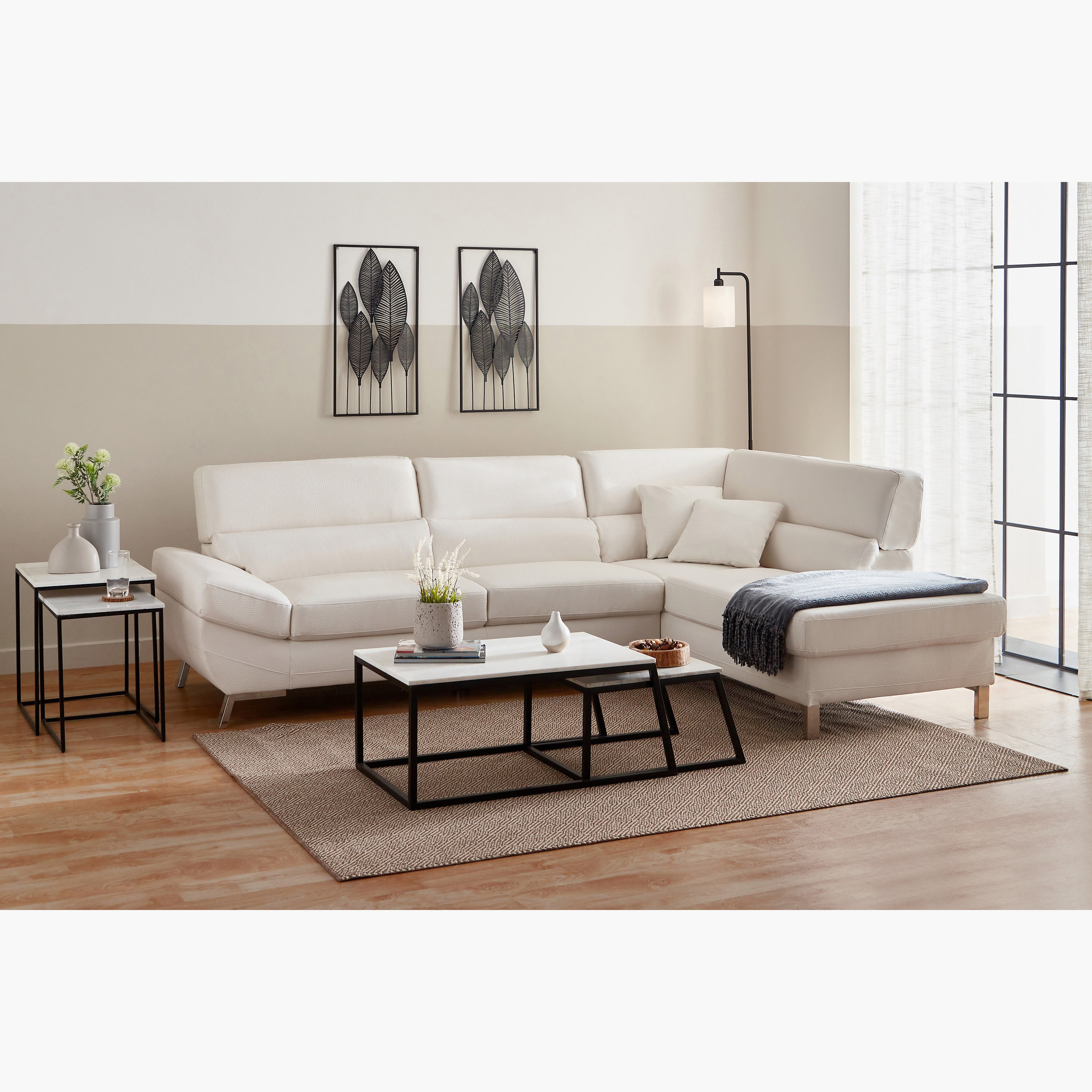 كنبة ركنية يمين 4 مقاعد جلد صناعي مع 2 وسائد من ساليرنو-hbxlivingroom-sofasandarmchairs-sofas-image-12