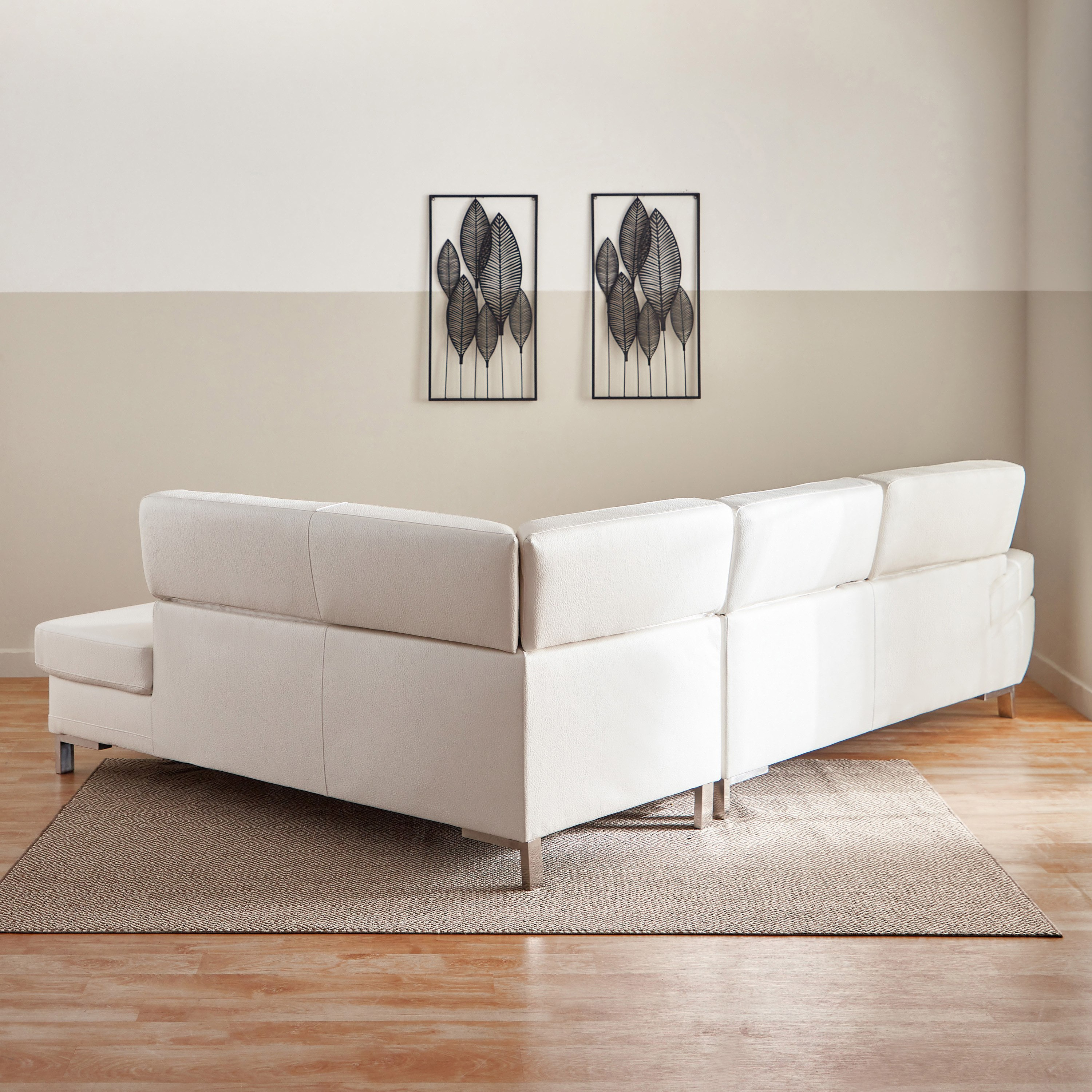 كنبة ركنية يمين 4 مقاعد جلد صناعي مع 2 وسائد من ساليرنو-hbxlivingroom-sofasandarmchairs-sofas-image-3