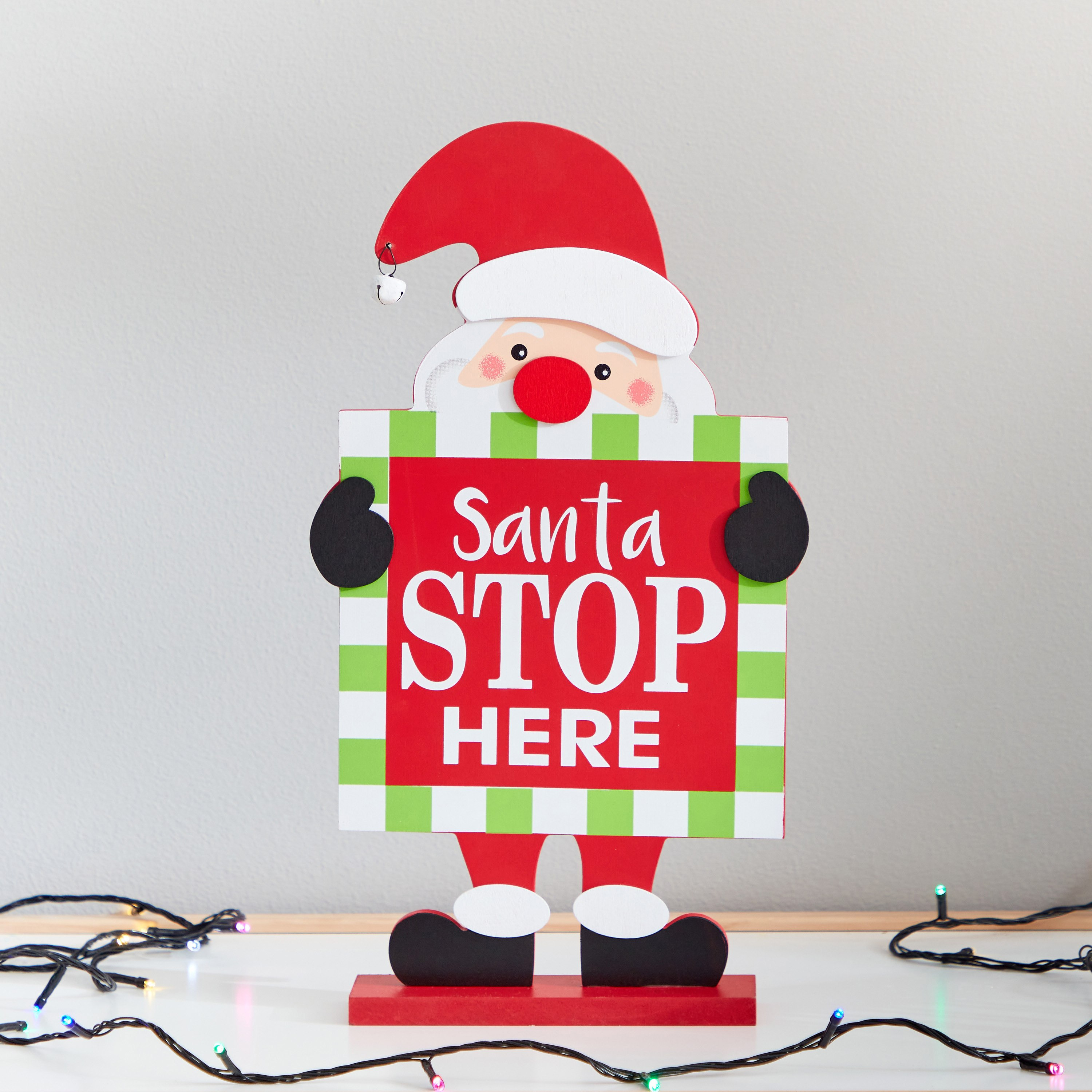 Eve Chamdol Santa with Sign Table Decor - 20.7x6x37.7 cm-hbxdecorandfurnishings-homeaccessories-novelties-image-1