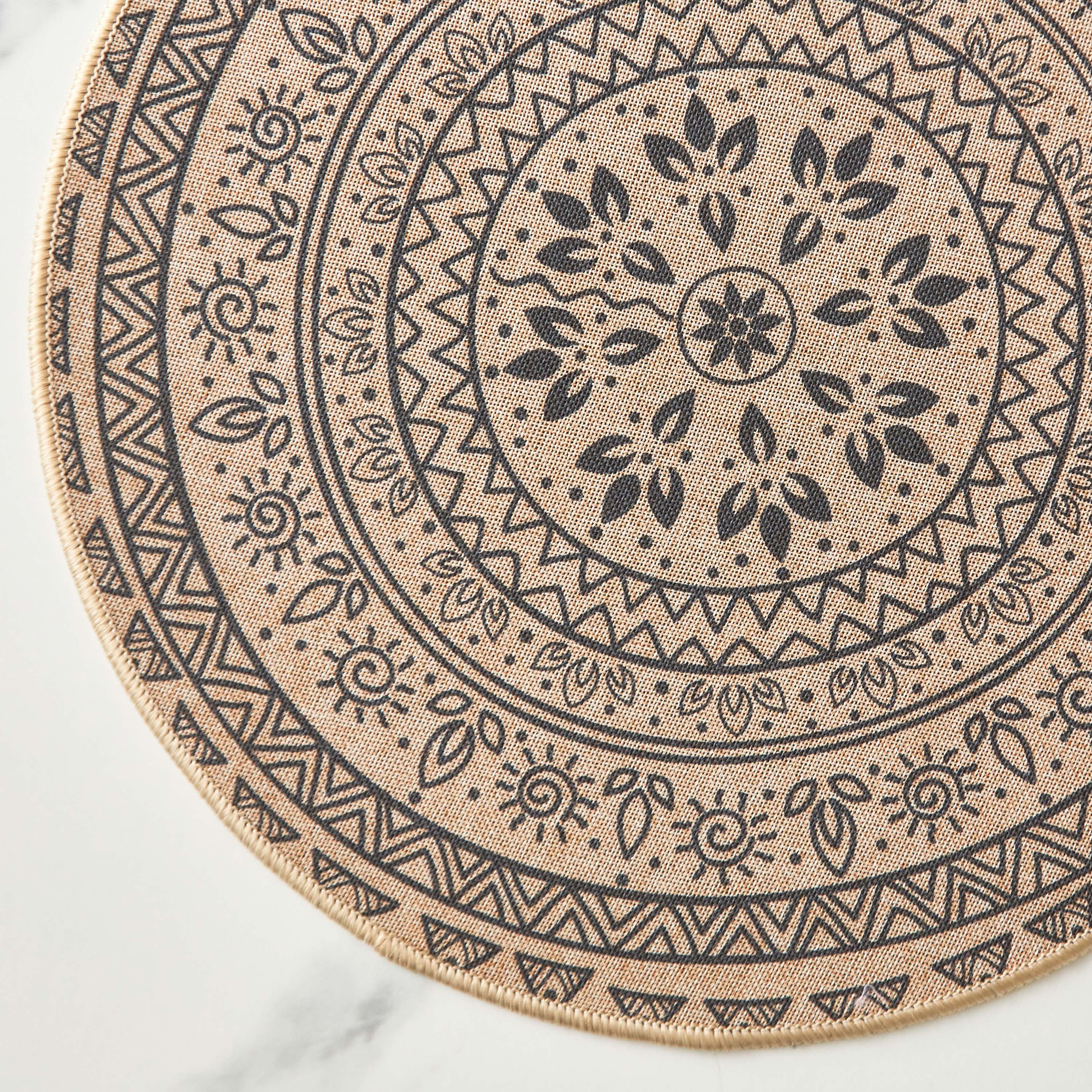 لبادة صحون مطاطية من إندو سامارا - 38 سم-hbxdecorandfurnishings-homefurnishings-tablelinens-image-2