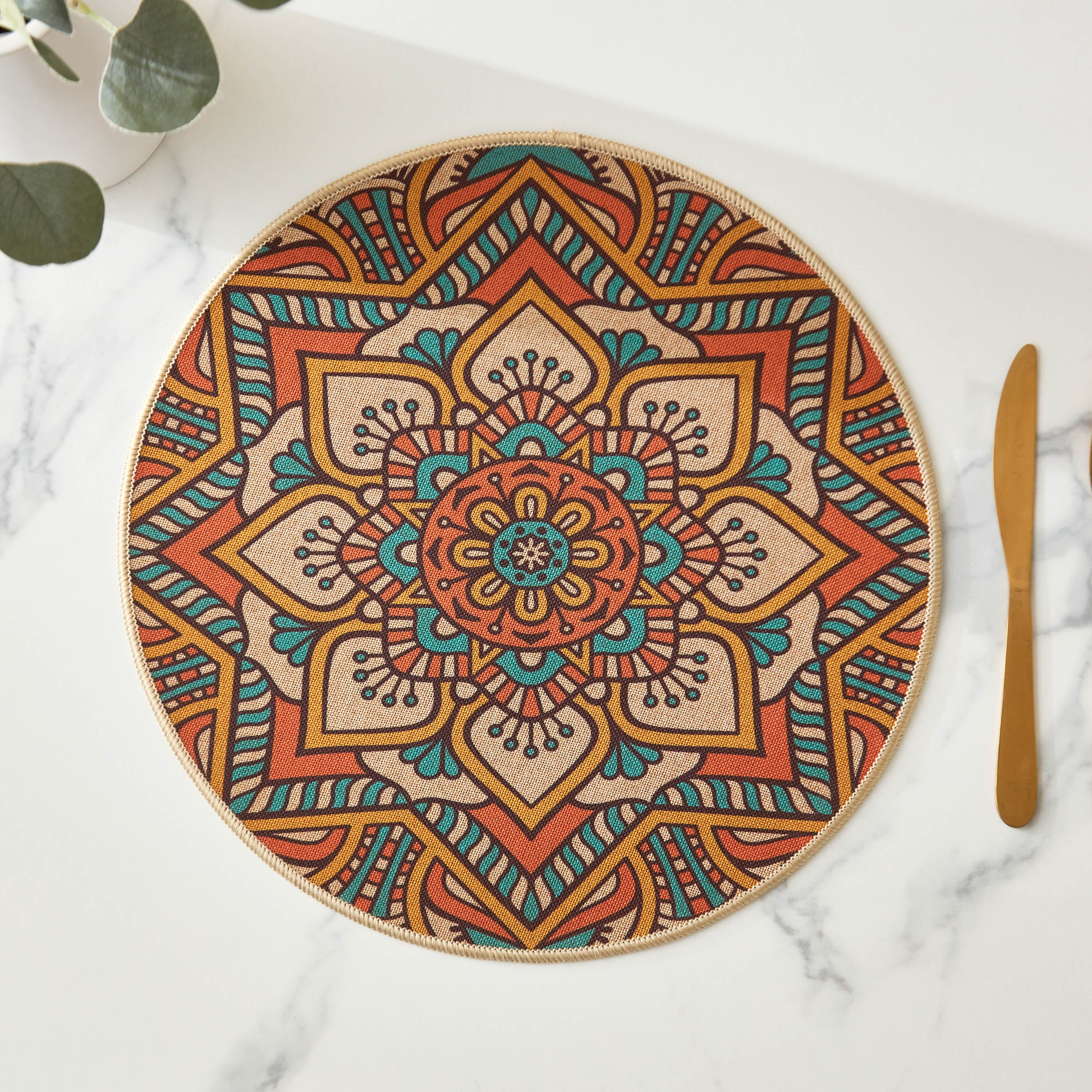 لبادة صحون مطاطية من إندو ريفا - 38 سم-hbxdecorandfurnishings-homefurnishings-tablelinens-image-1