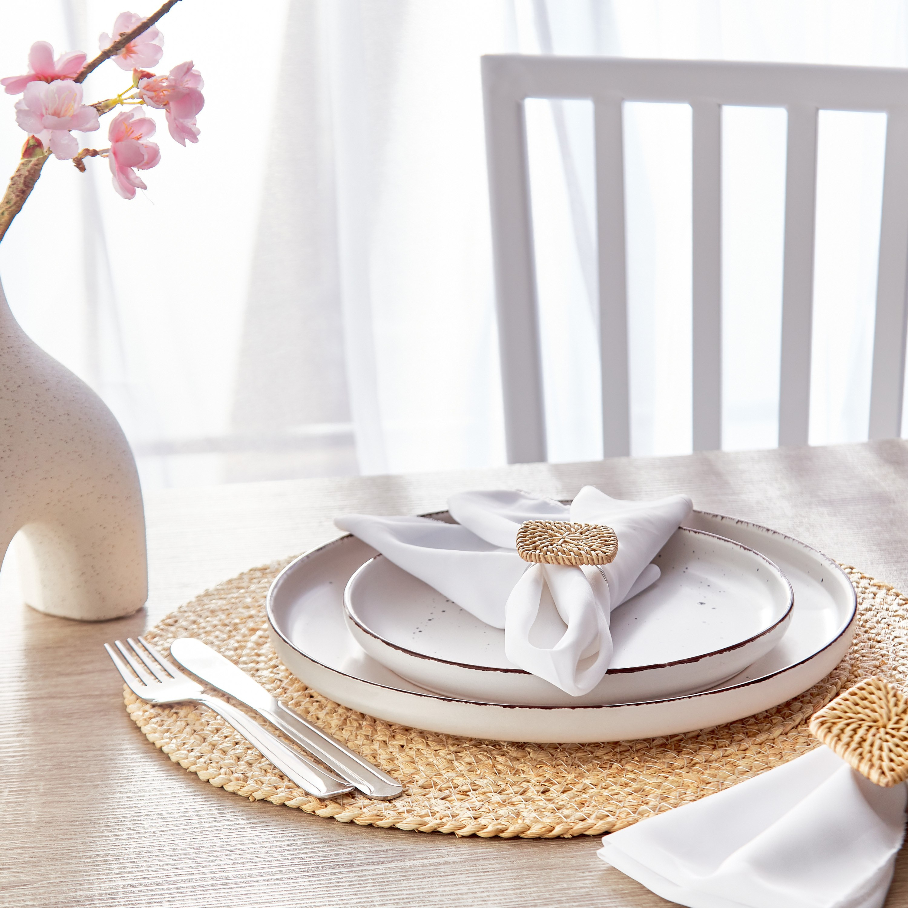 طقم حلقة مناديل سفرة من قطعتين مارش صفير الماء - 4.5x4.5 سم-hbxdecorandfurnishings-homefurnishings-tablelinens-image-4