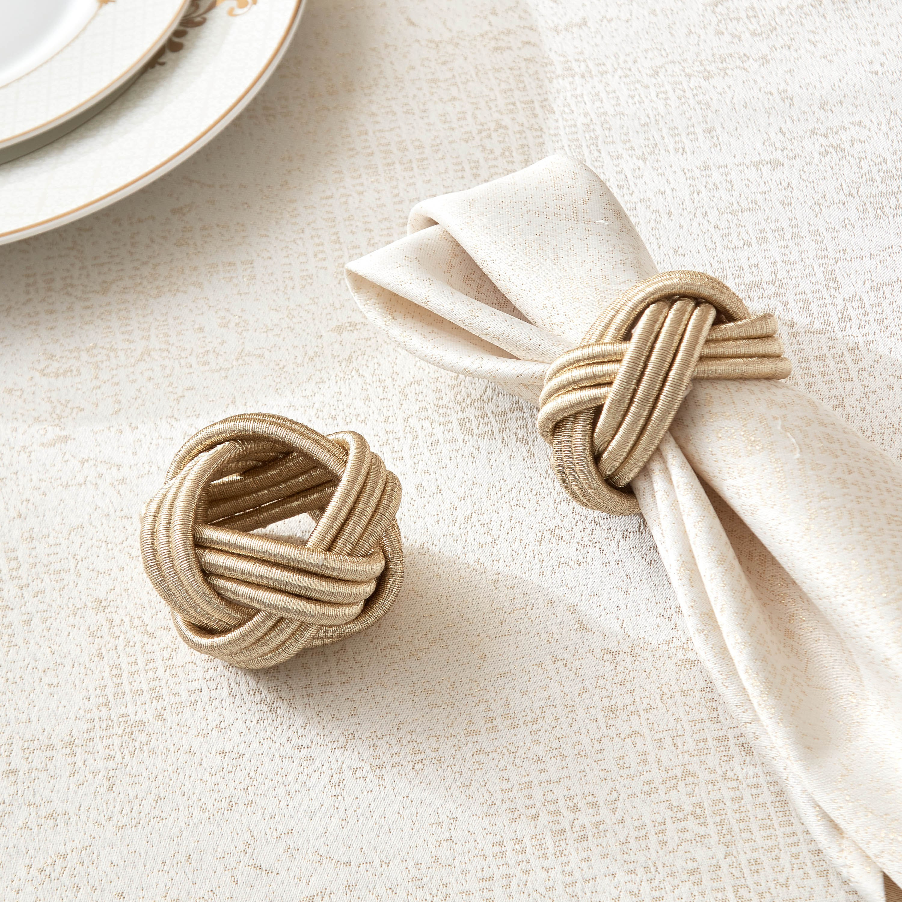 طقم حلقات مناديل سفرة قطعتين من هاربر نابري - 7 سم-hbxdecorandfurnishings-homefurnishings-tablelinens-image-1