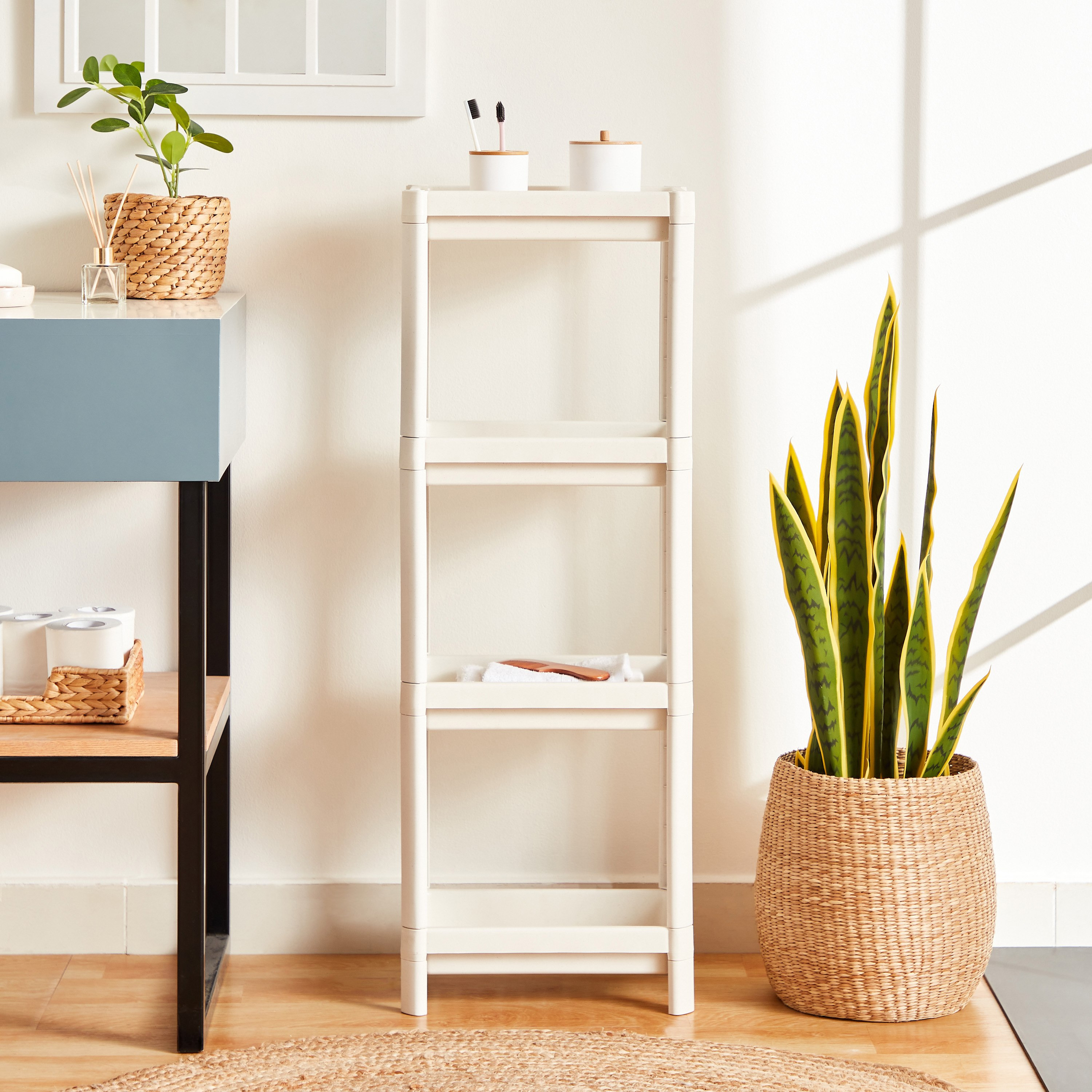 Allure Bios Rectangle 4-Tier Storage Rack - 36x23x100 cm-PROMO_HB_AE_B1G1_250925-image-2