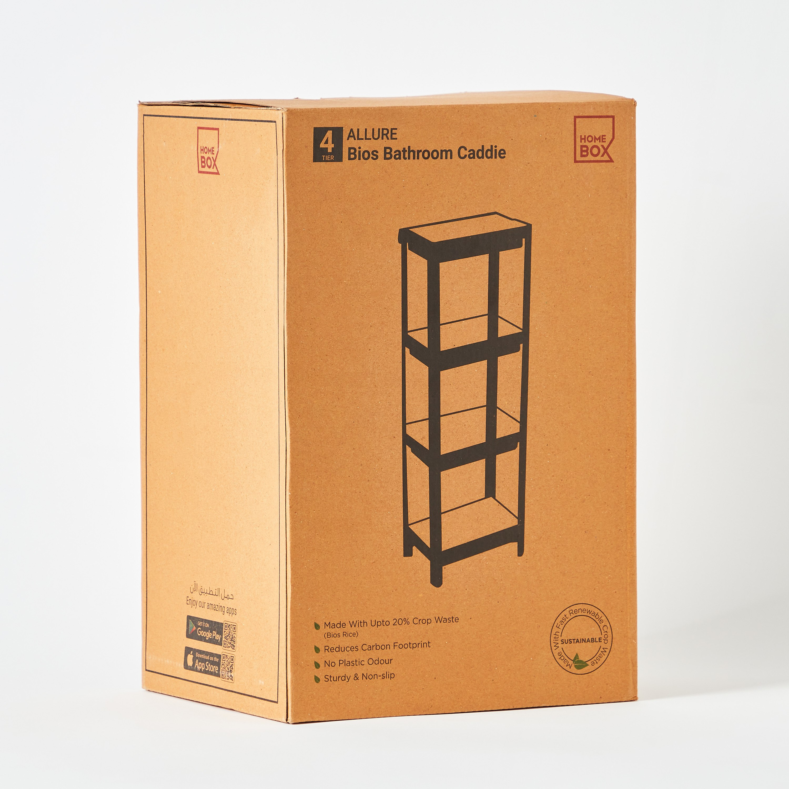 Allure Bios Rectangle 4-Tier Storage Rack - 36x23x100 cm-PROMO_HB_AE_B1G1_250925-image-7