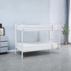 سرير فردي بطابقين من فانيلا - 90x200 سم