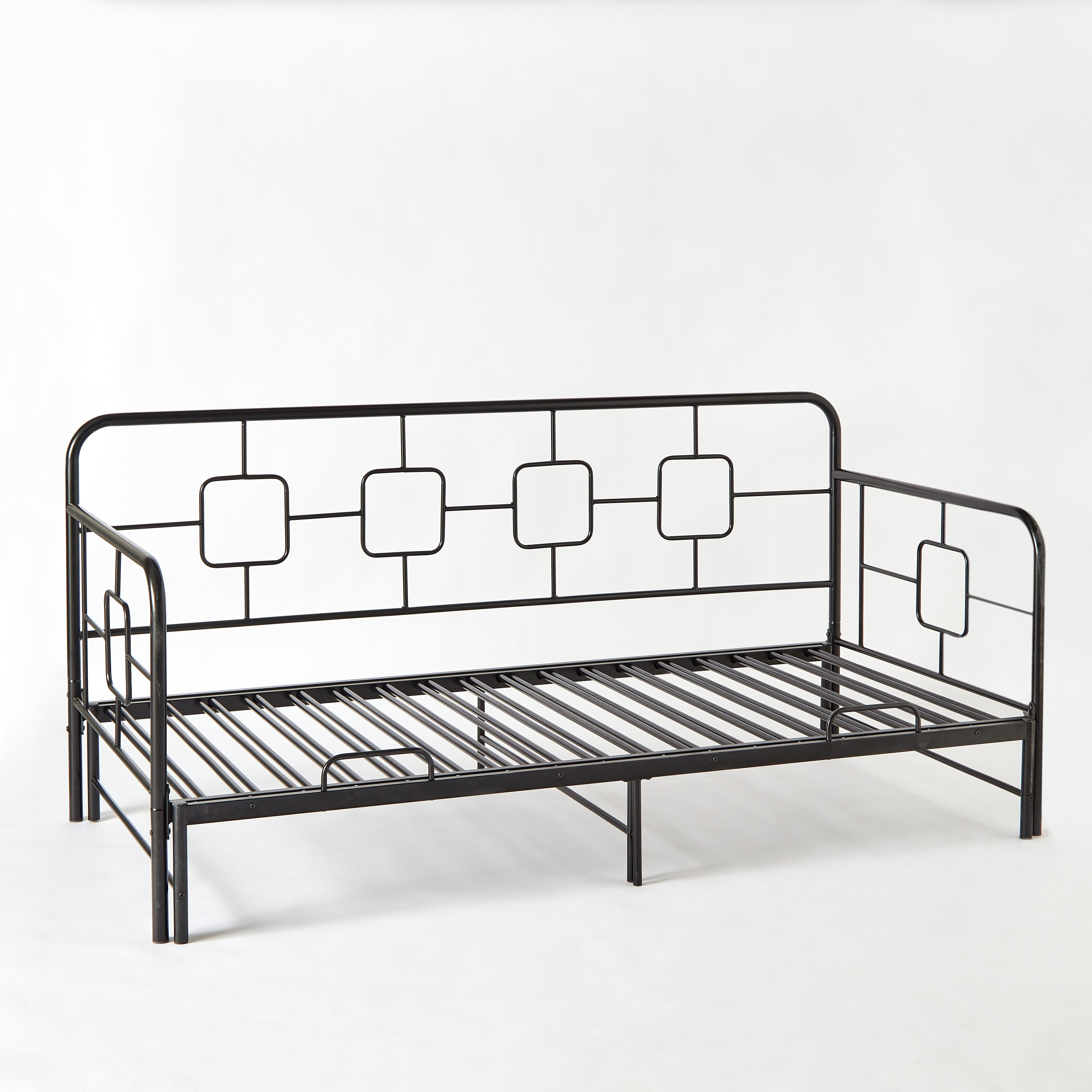 Movo Urban Extendable Metal Single Day Bed - 90x200 cm-hbxbedroom-bedsandbedsets-daybeds-image-4