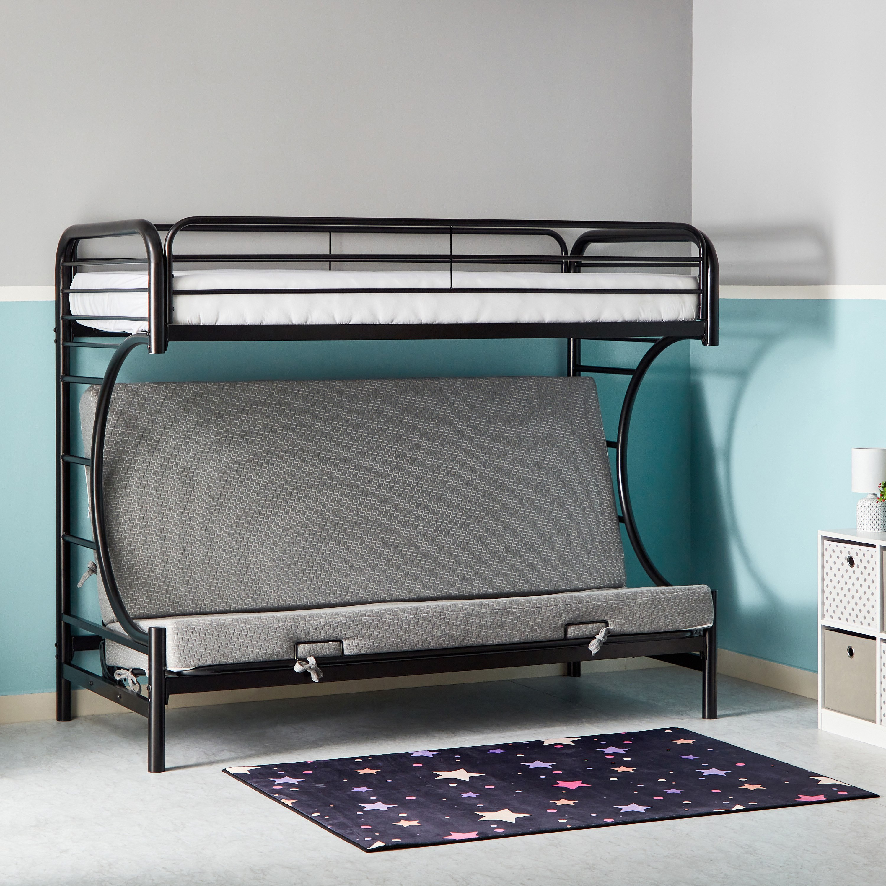 Single futon hot sale bunk bed