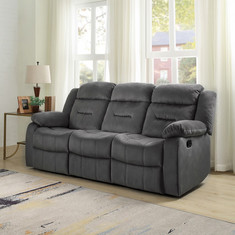 Keith 3-Seater Recliner Sofa with USB
