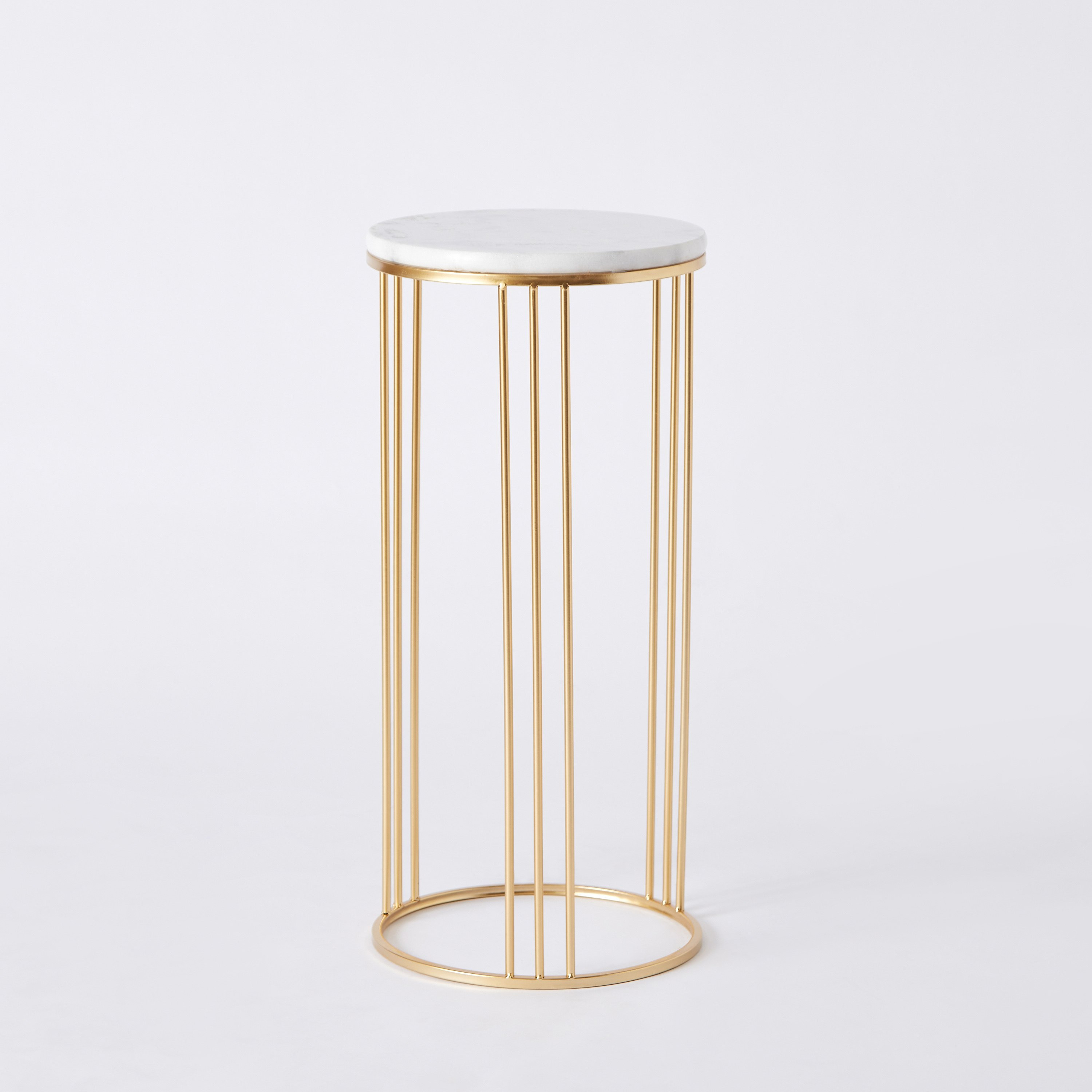 حامل إناء زرع مستدير بسطح رخام من لينور - طقم قطعتين-hbxfurniture-livingroom-endtables-image-7