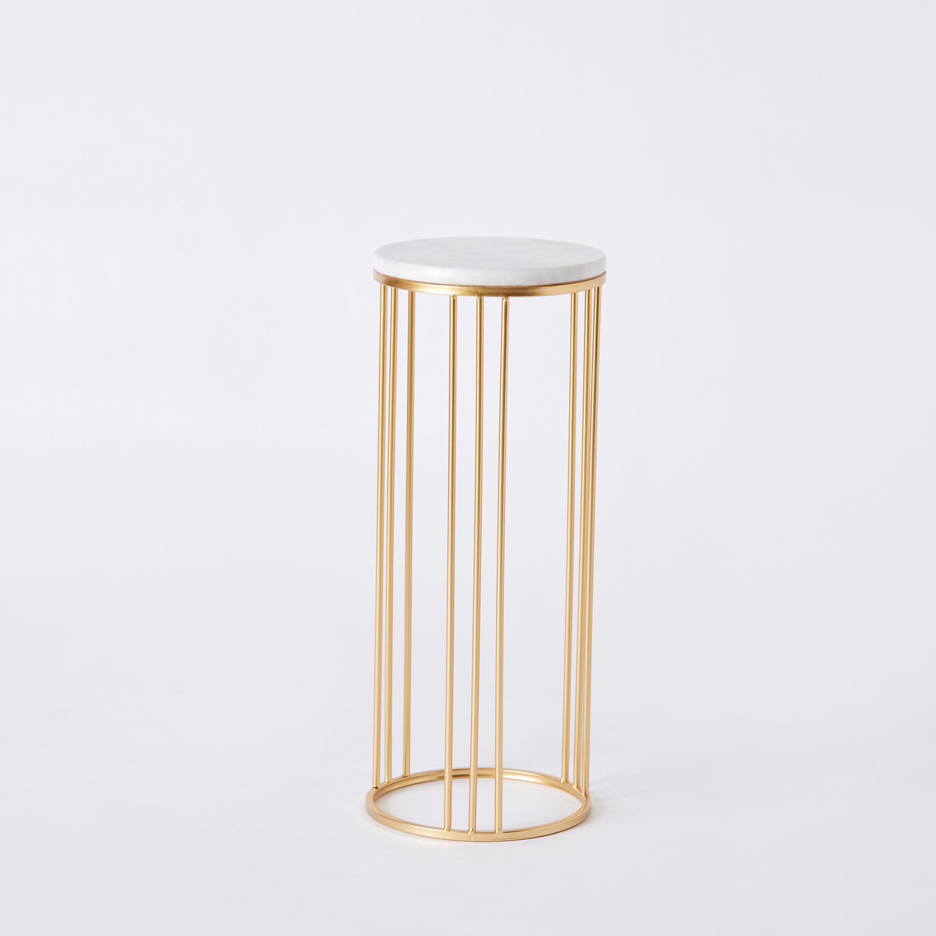 حامل إناء زرع مستدير بسطح رخام من لينور - طقم قطعتين-hbxfurniture-livingroom-endtables-image-8