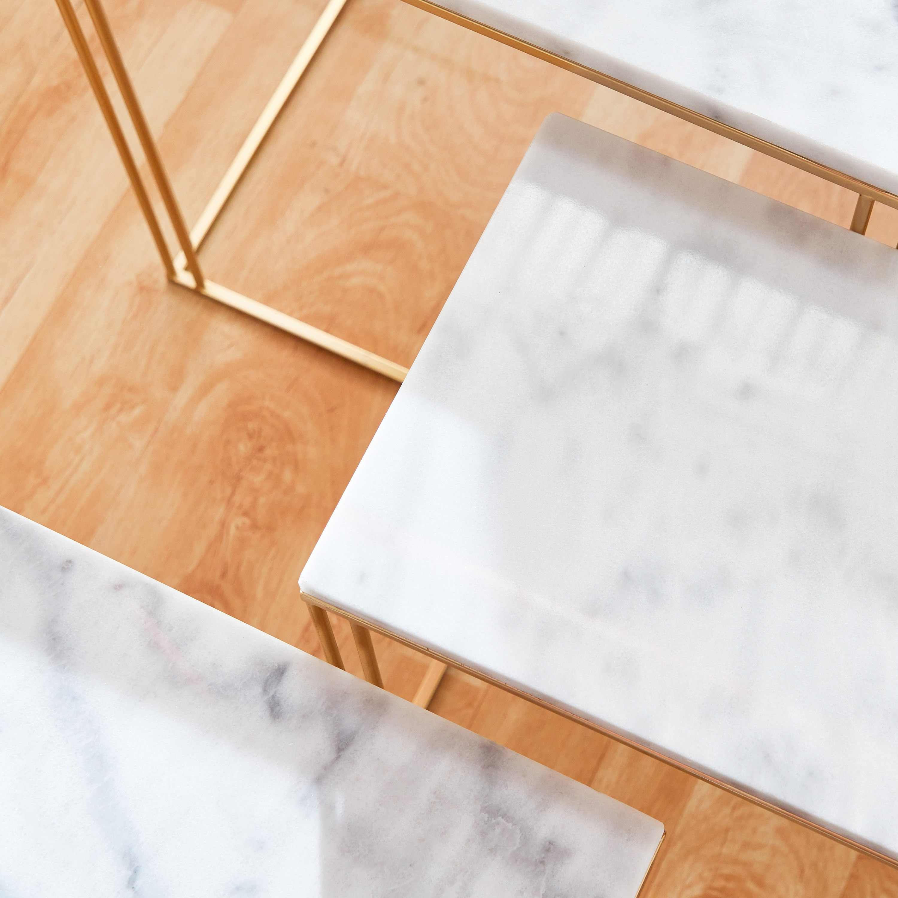 طاولة جانبية بسطح رخام من لينور - طقم من 3 قطع-hbxfurniture-livingroom-endtables-image-4
