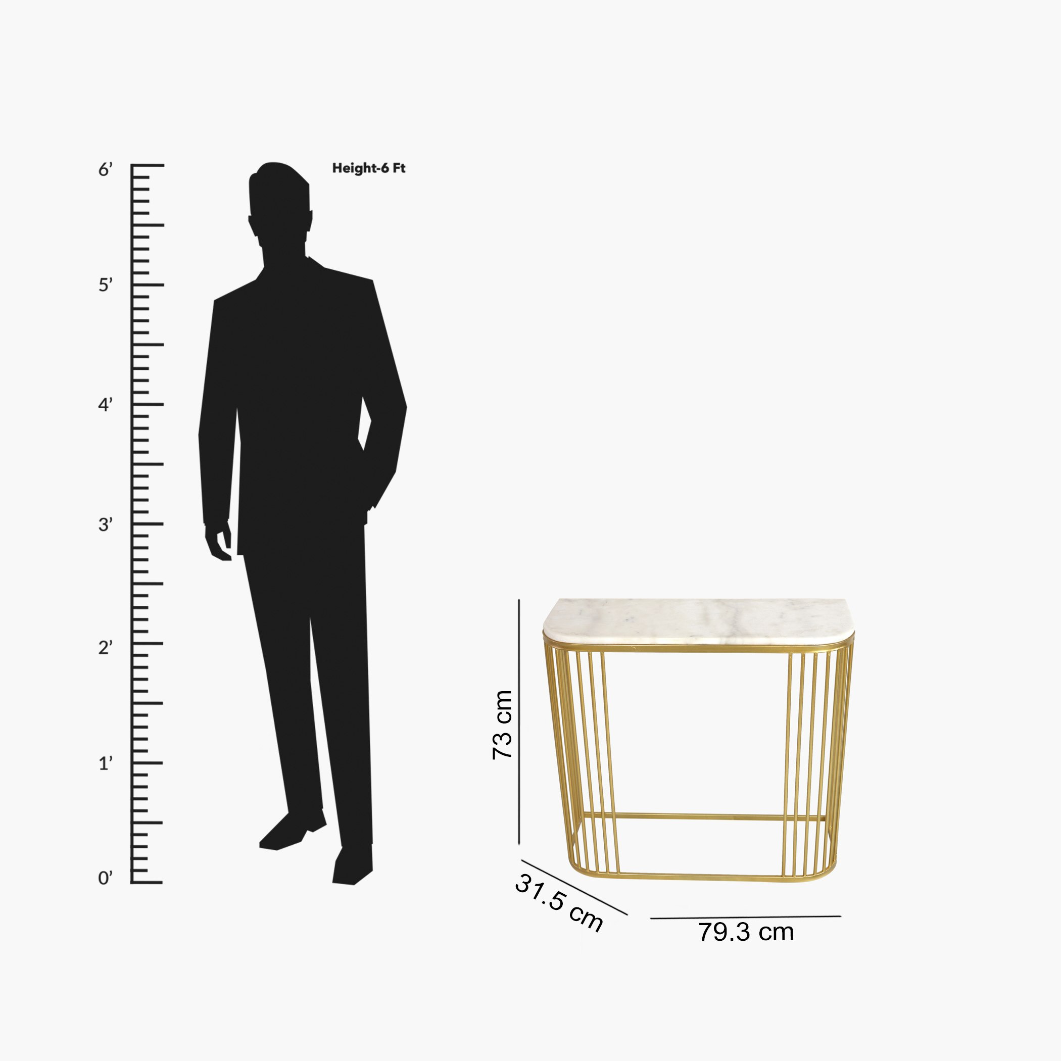 طقم طاولات كونسول بسطح رخامي قطعتين من لينور-hbxfurniture-tablesandstands-consoletables-image-8