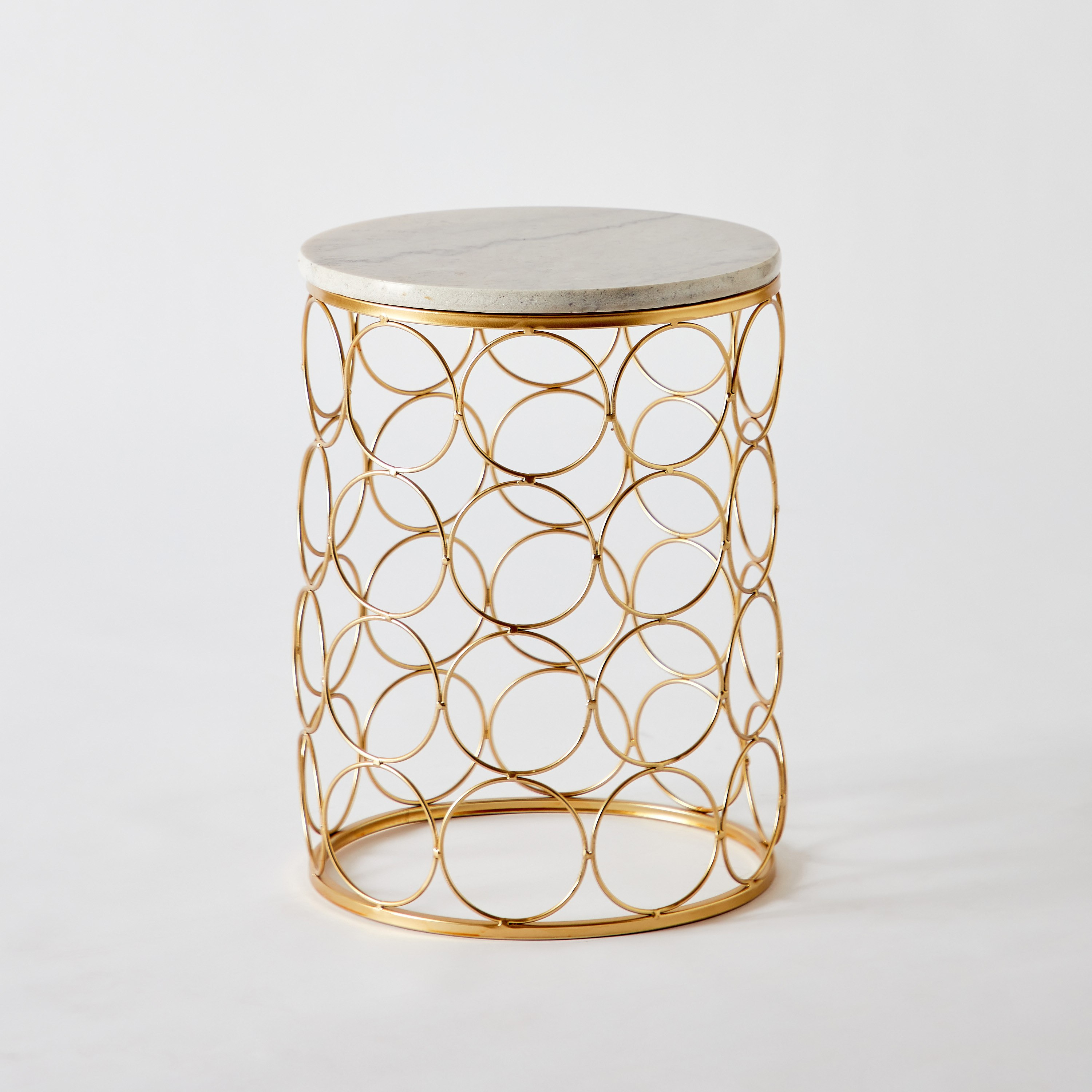 طاولة جانبية مستديرة بسطح رخام من بايلا - طقم من قطعتين-hbxfurniture-livingroom-endtables-image-8