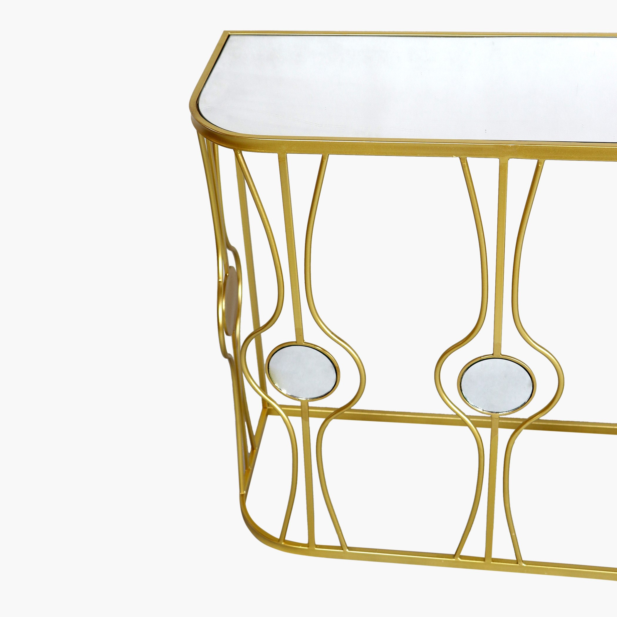 طاولة كونسول بسطح مرآة من موندريش - طقم من قطعتين-hbxfurniture-tablesandstands-consoletables-image-3