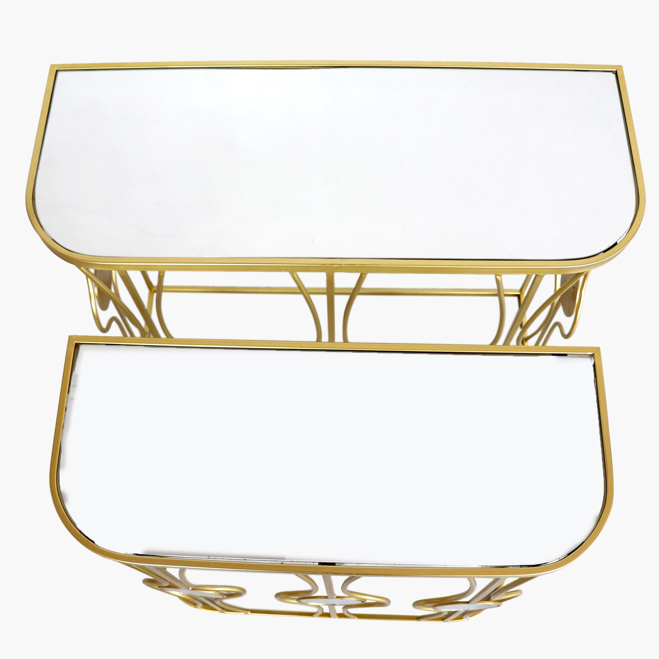طاولة كونسول بسطح مرآة من موندريش - طقم من قطعتين-hbxfurniture-tablesandstands-consoletables-image-4