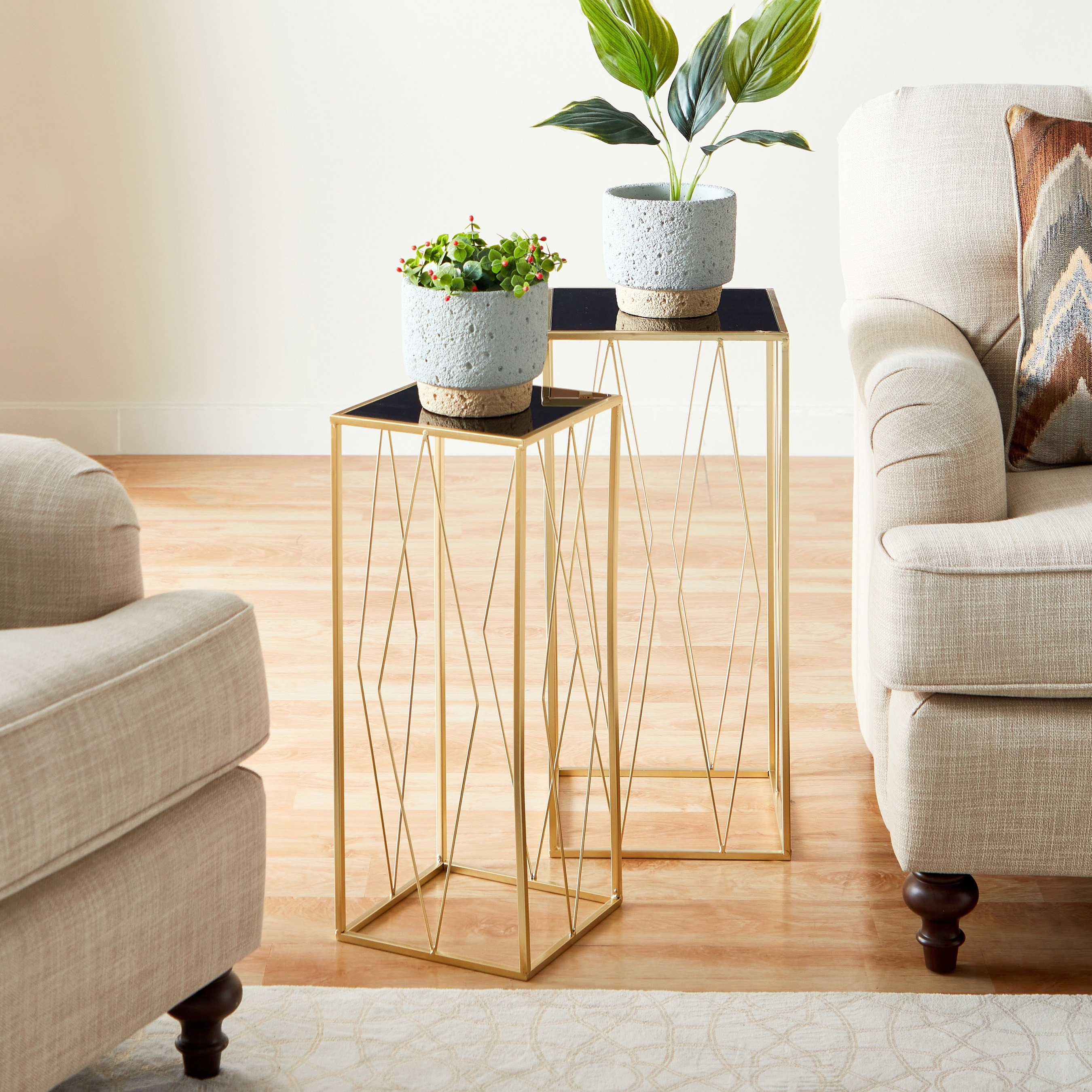 حامل إناء زرع من مورليتا - طقم من قطعتين-hbxfurniture-livingroom-endtables-image-1
