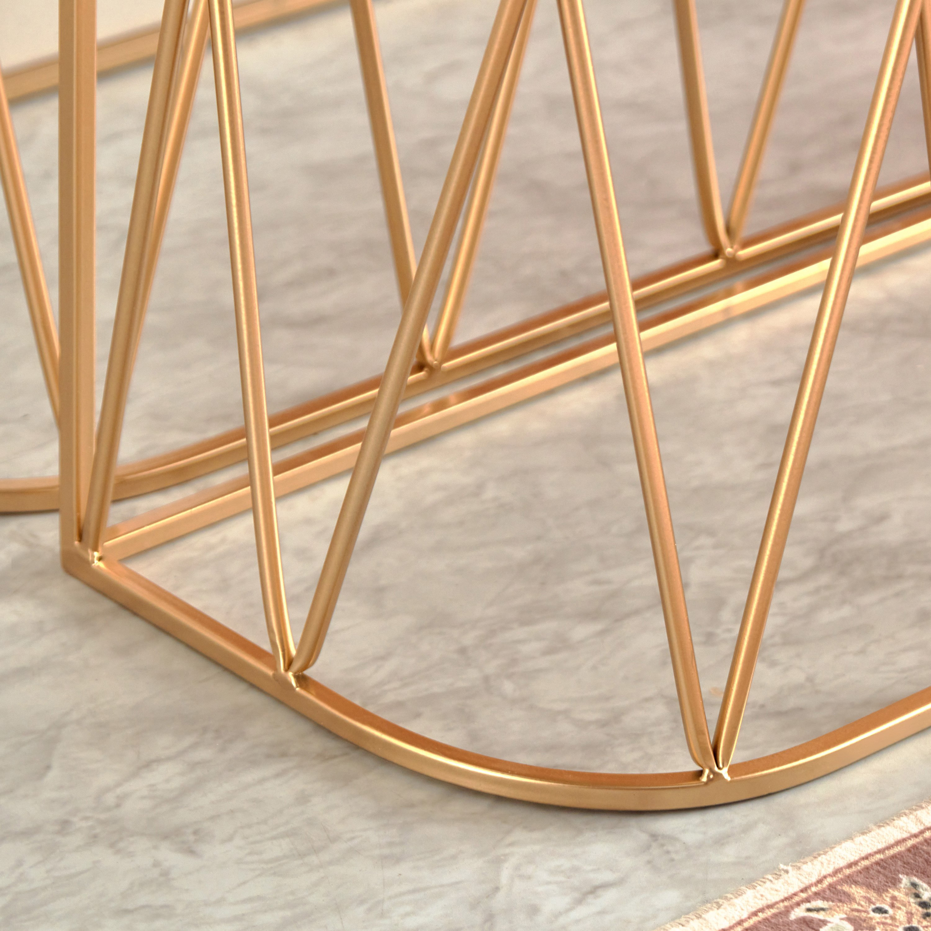 طقم طاولة كونسول بسطح رخامي قطعتين من سبايكر-hbxfurniture-tablesandstands-consoletables-image-6