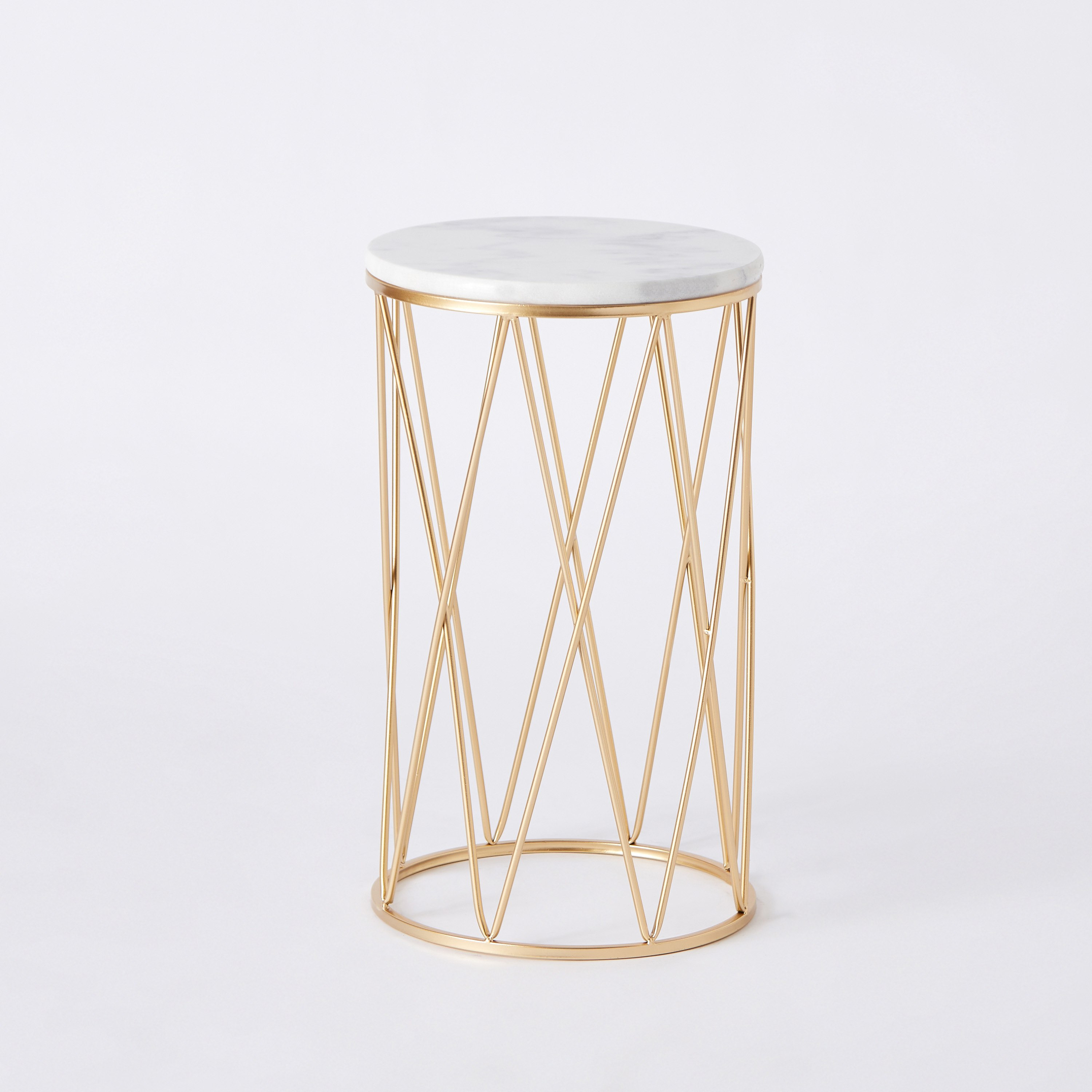 طاولة جانبية مستديرة بسطح رخام من سبيكار - طقم من قطعتين-hbxfurniture-livingroom-endtables-image-9