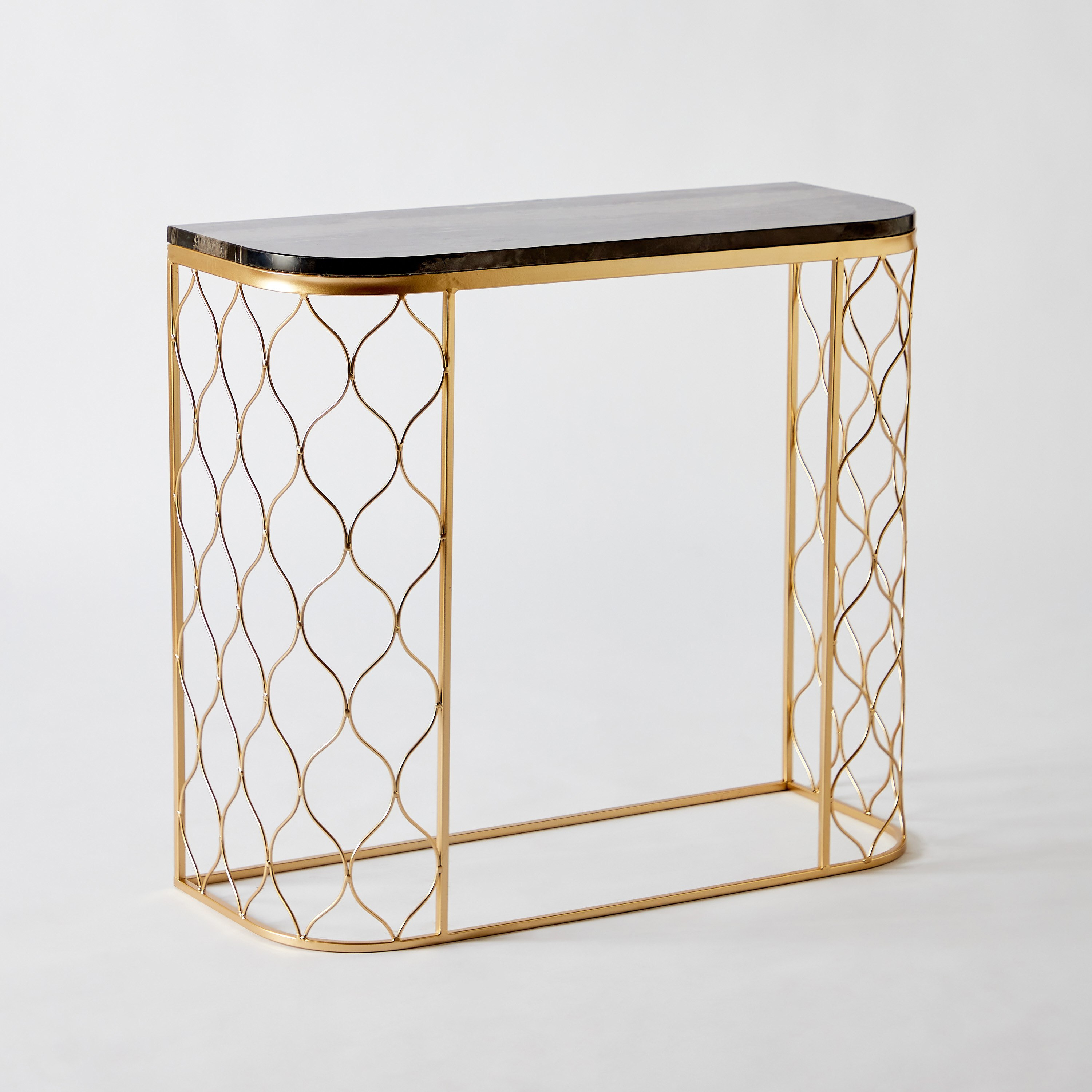 طاولة كونسول بسطح رخام من بلاكسكوت - طقم من قطعتين-hbxfurniture-tablesandstands-consoletables-image-8