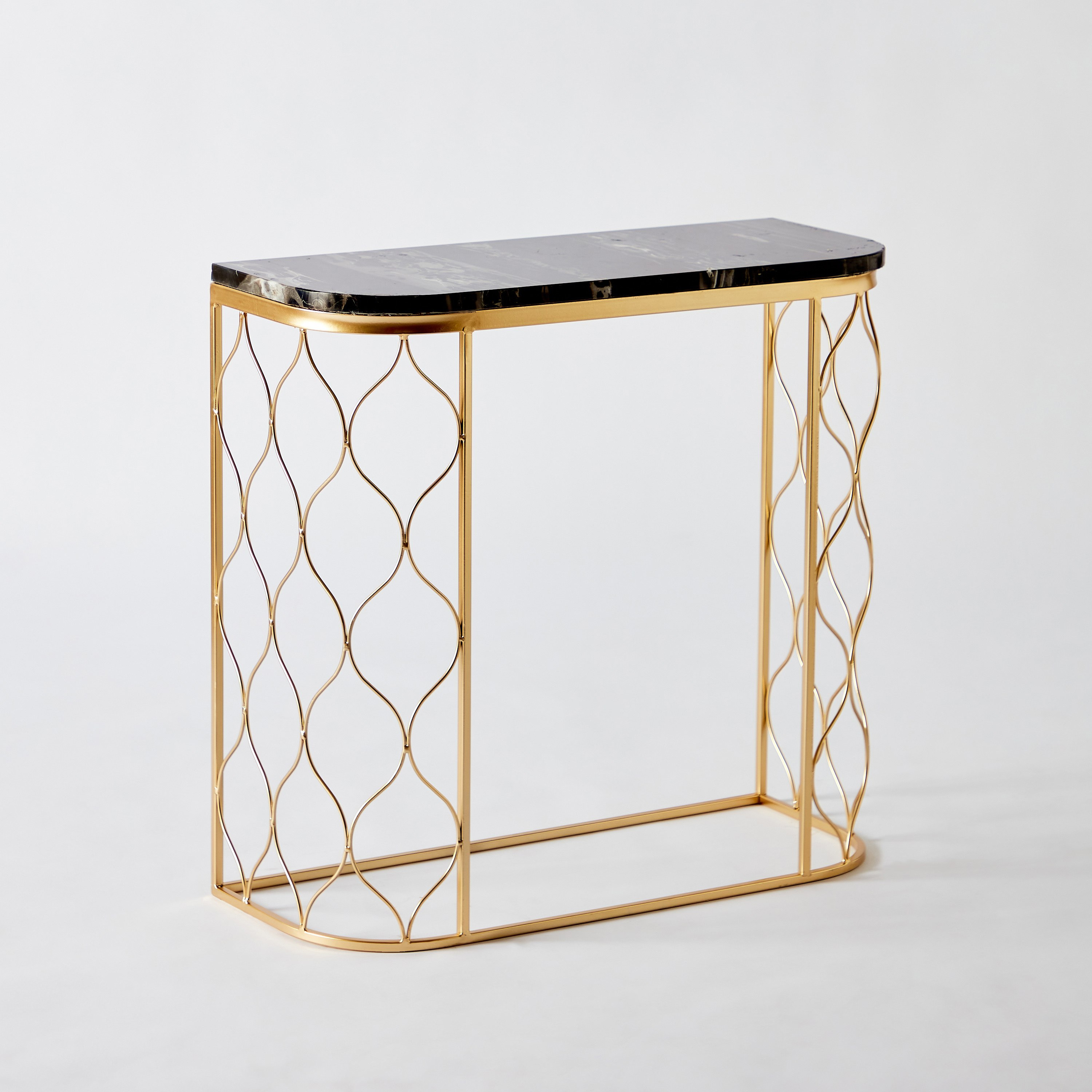 طاولة كونسول بسطح رخام من بلاكسكوت - طقم من قطعتين-hbxfurniture-tablesandstands-consoletables-image-9