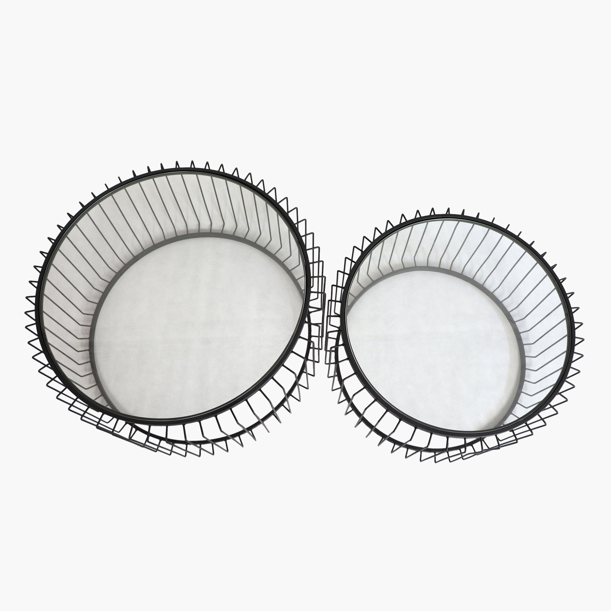 طاولة قهوة مستديرة من تيريون - طقم من قطعتين-hbxlivingroom-tablesandstands-coffeetables-image-4