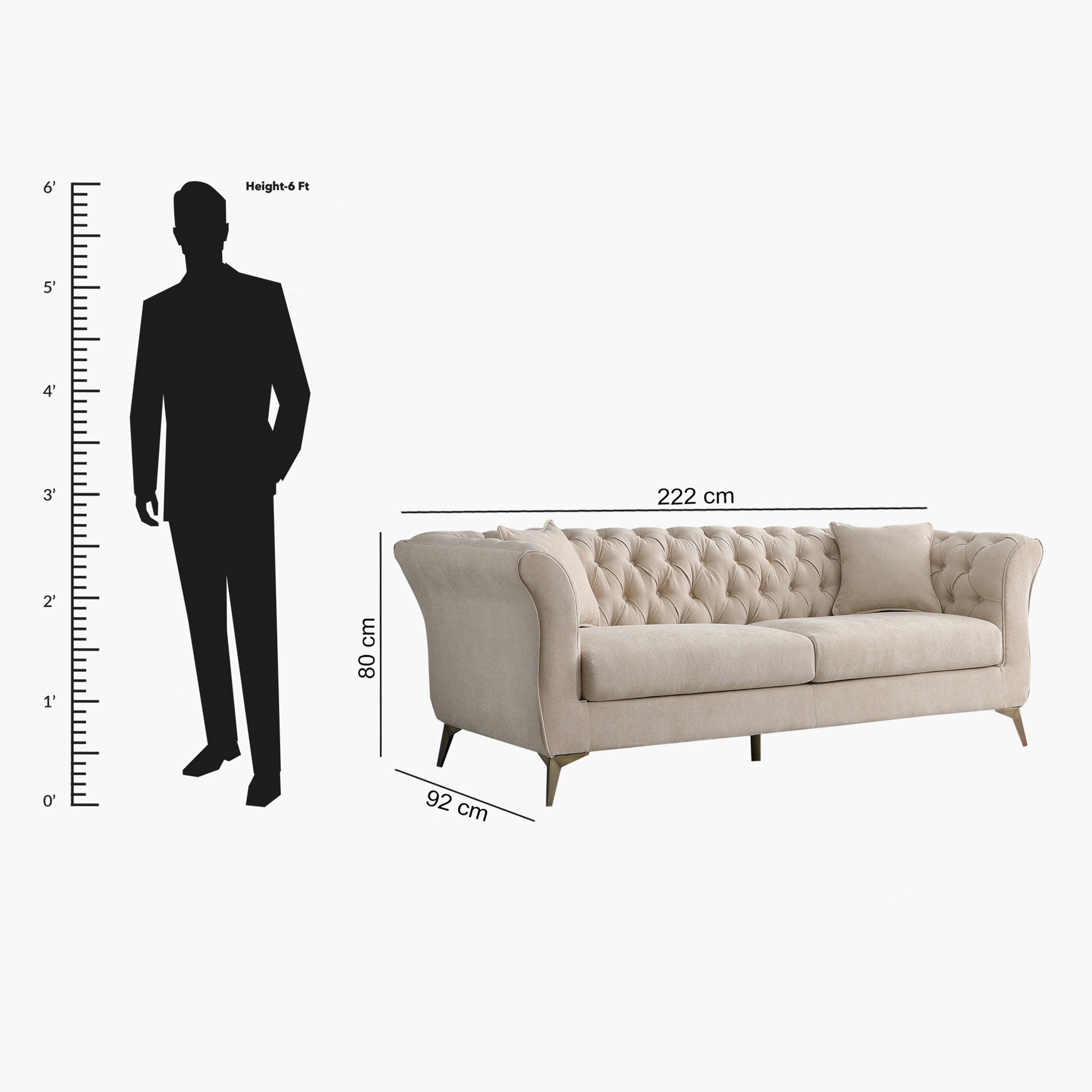 Oro 3-Seater Fabric Sofa with 2 Cushions-hbxlivingroom-sofasandarmchairs-sofas-image-16