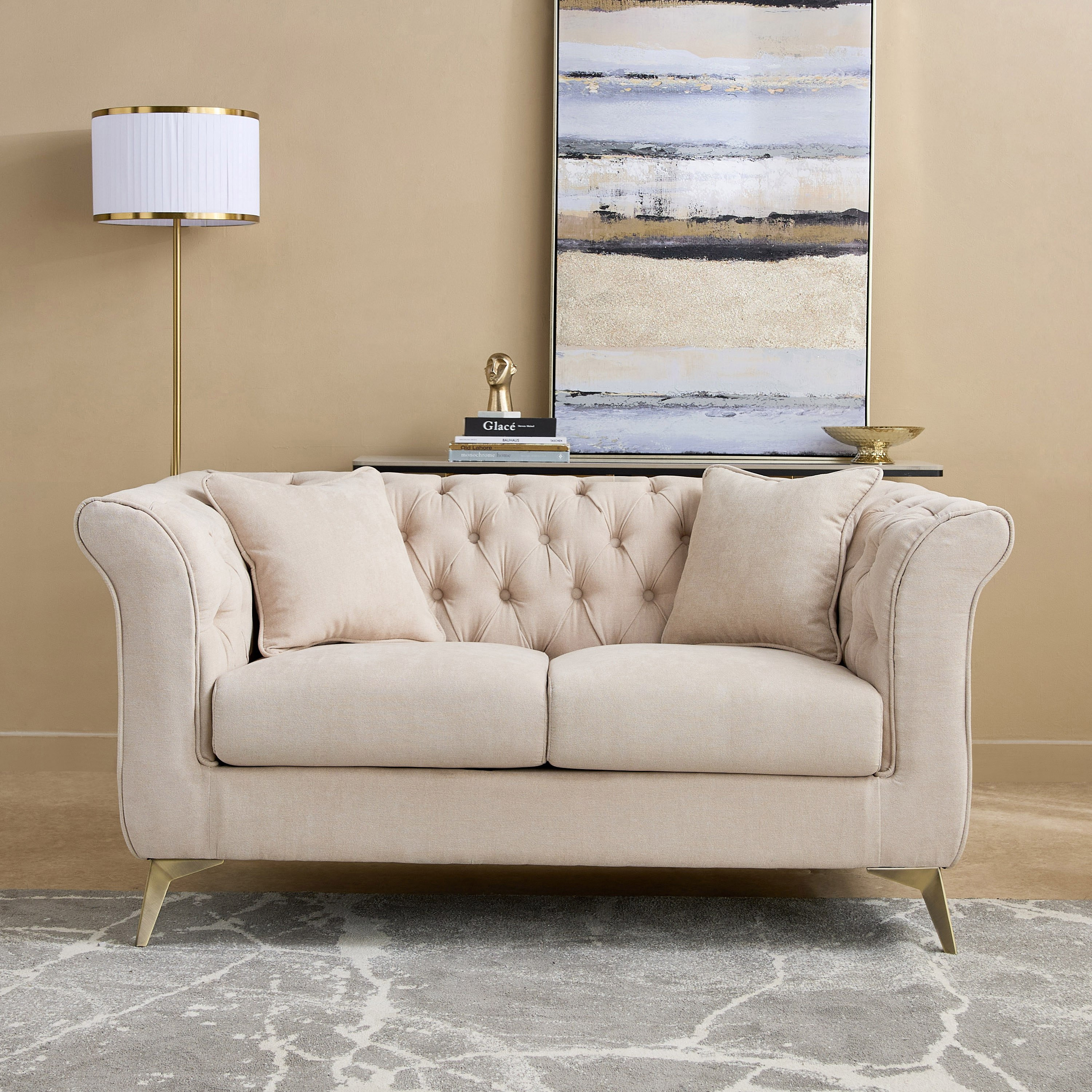 كنبة قماش بمقعدين مع وسادتين من أورو-hbxlivingroom-sofasandarmchairs-sofas-image-2