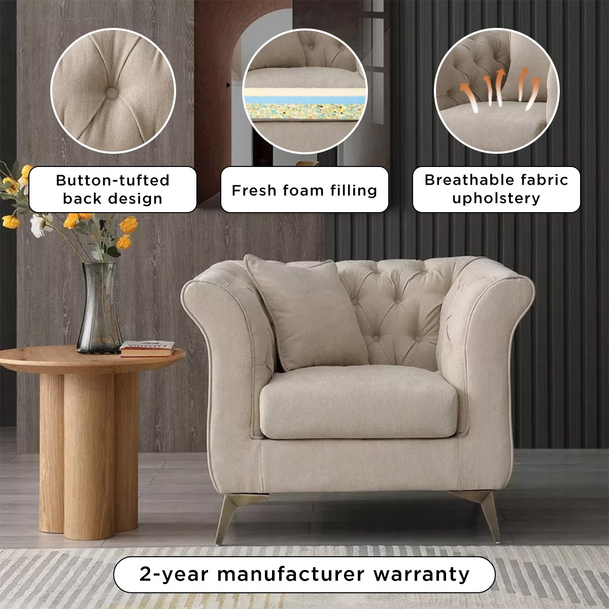 Oro 1-Seater Fabric Sofa with Cushion-hbxlivingroom-sofasandarmchairs-sofas-image-11