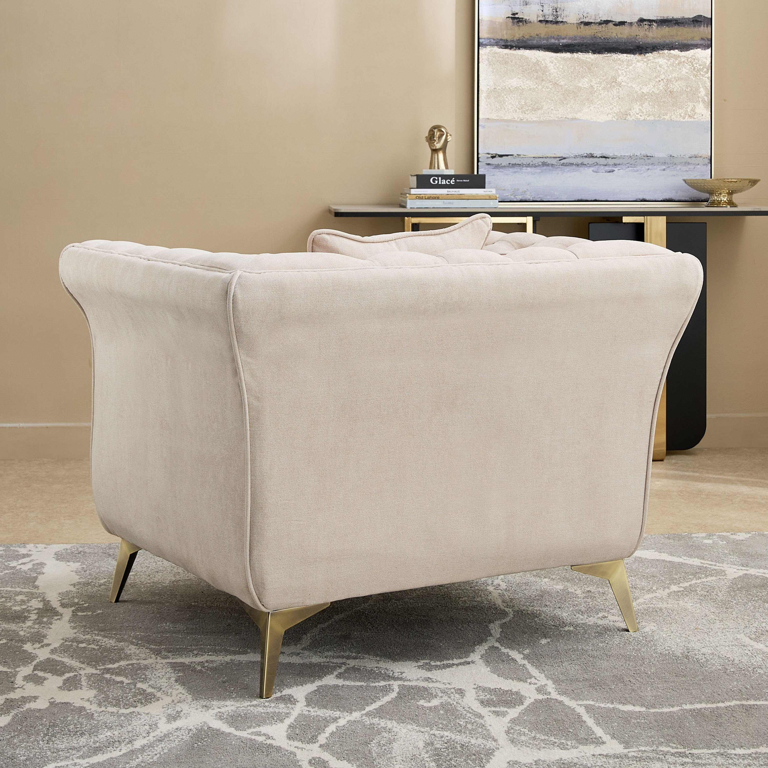 Oro 1-Seater Fabric Sofa with Cushion-hbxlivingroom-sofasandarmchairs-sofas-image-3