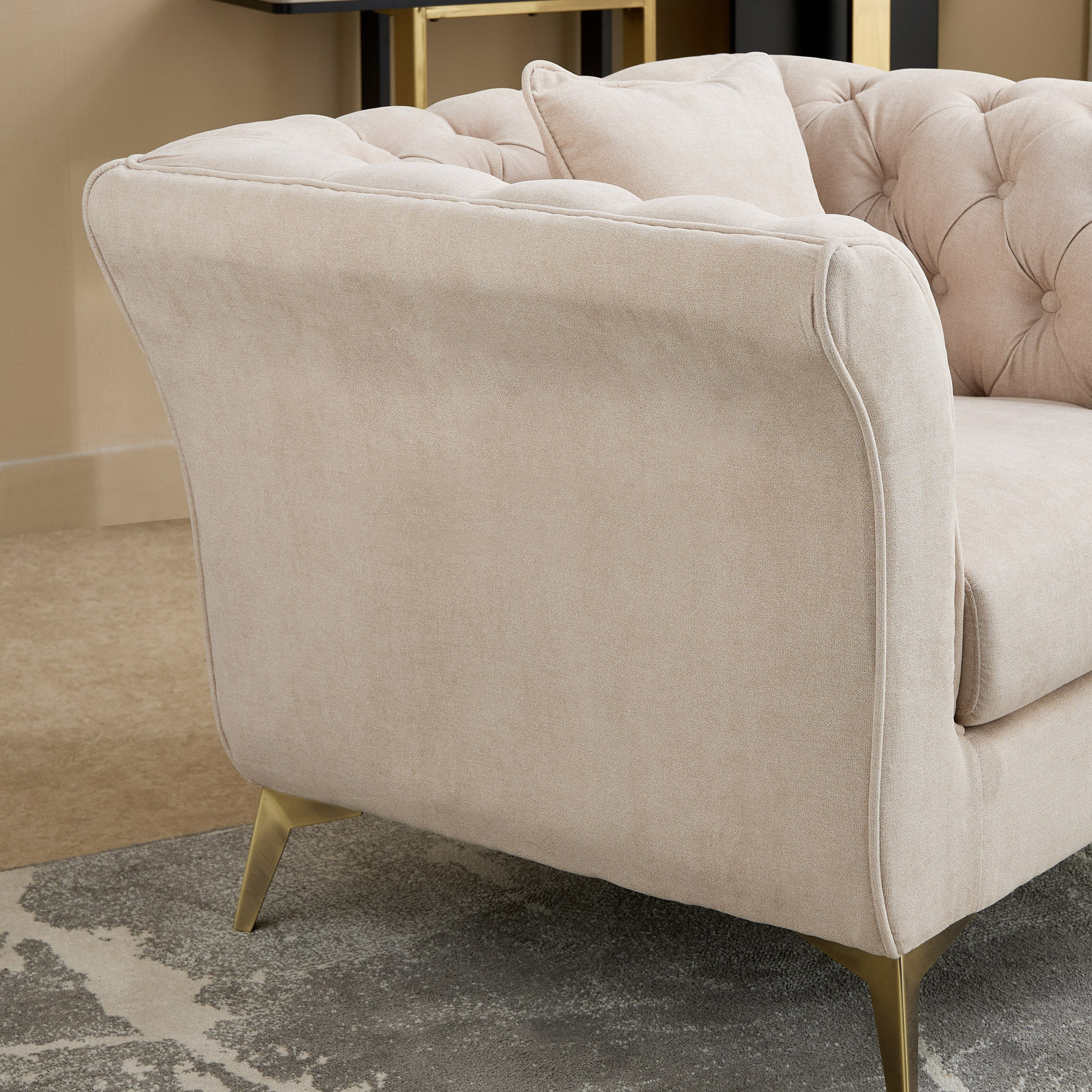 Oro 1-Seater Fabric Sofa with Cushion-hbxlivingroom-sofasandarmchairs-sofas-image-5