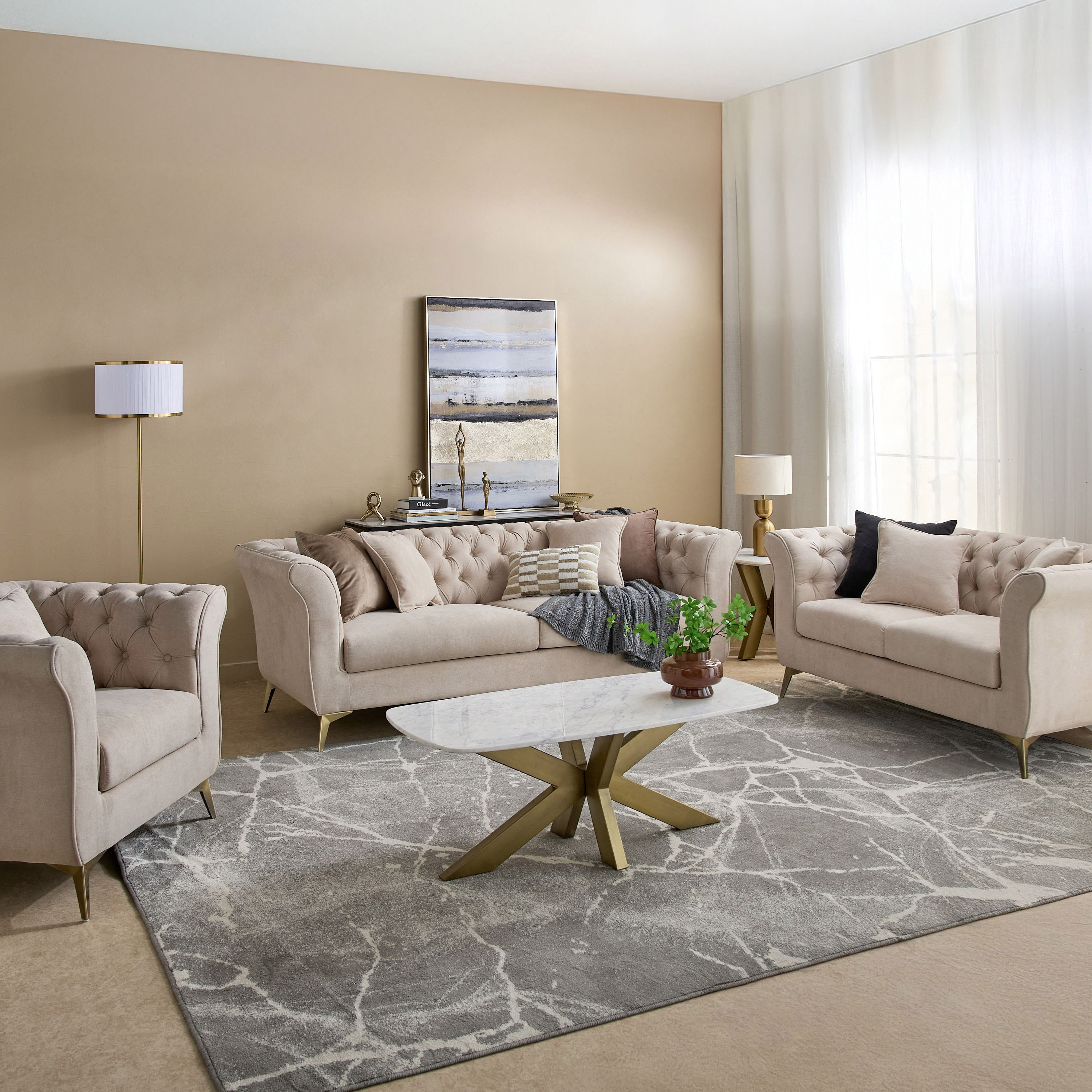 Oro 1-Seater Fabric Sofa with Cushion-hbxlivingroom-sofasandarmchairs-sofas-image-9