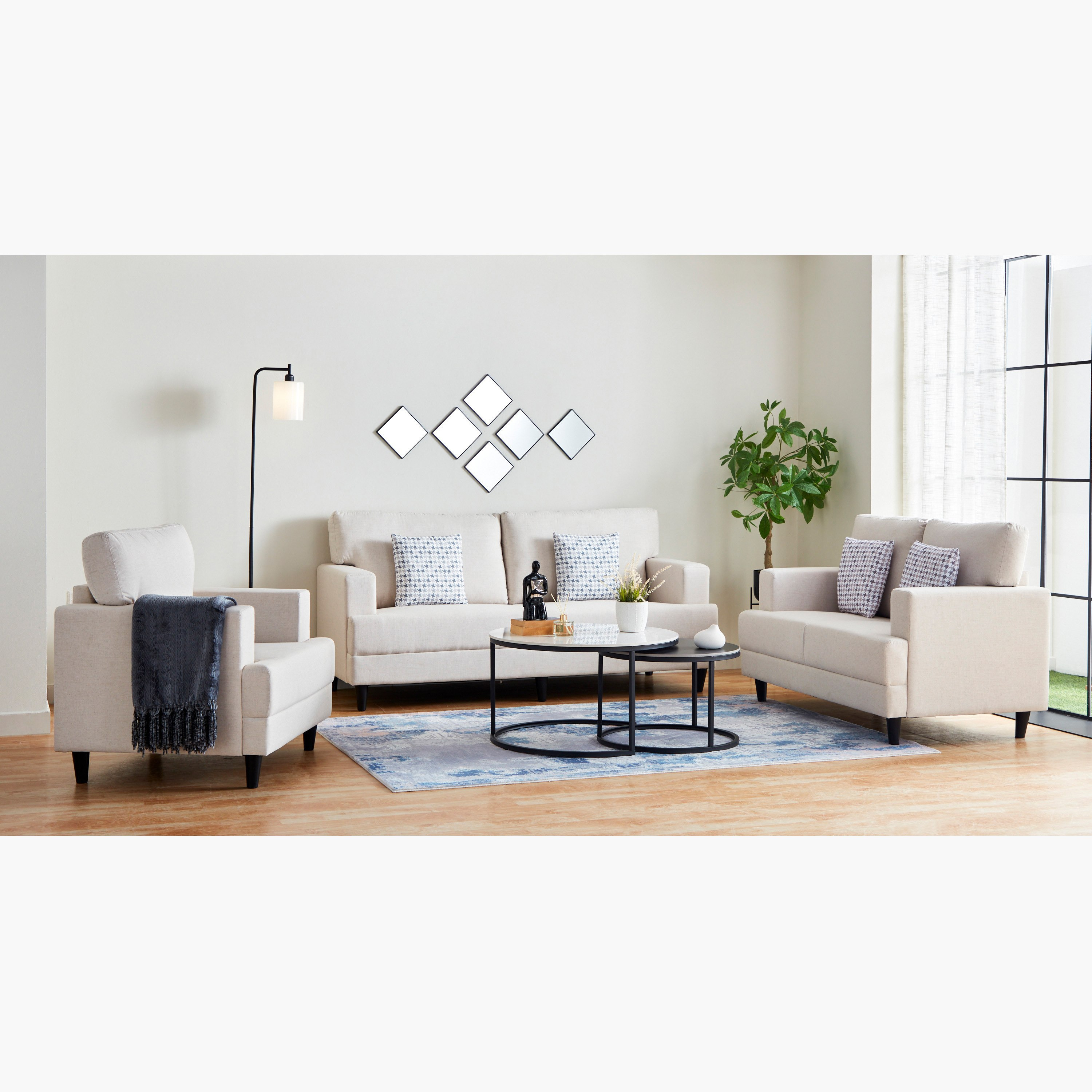 كنبة قماش مقعدين مع 2 وسادة من لينون-hbxlivingroom-sofasandarmchairs-sofas-image-8